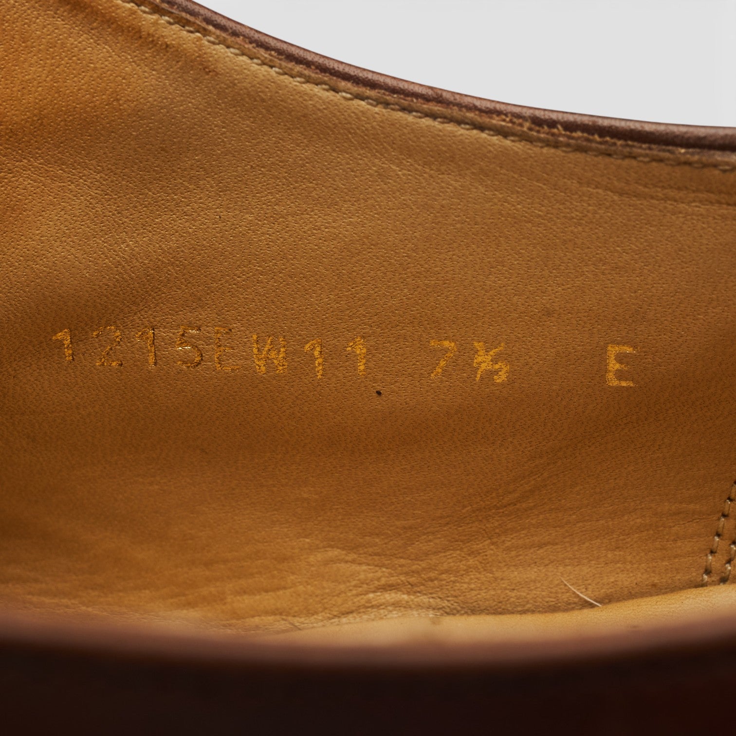 Barker monk strap cuir marron UK 7.5