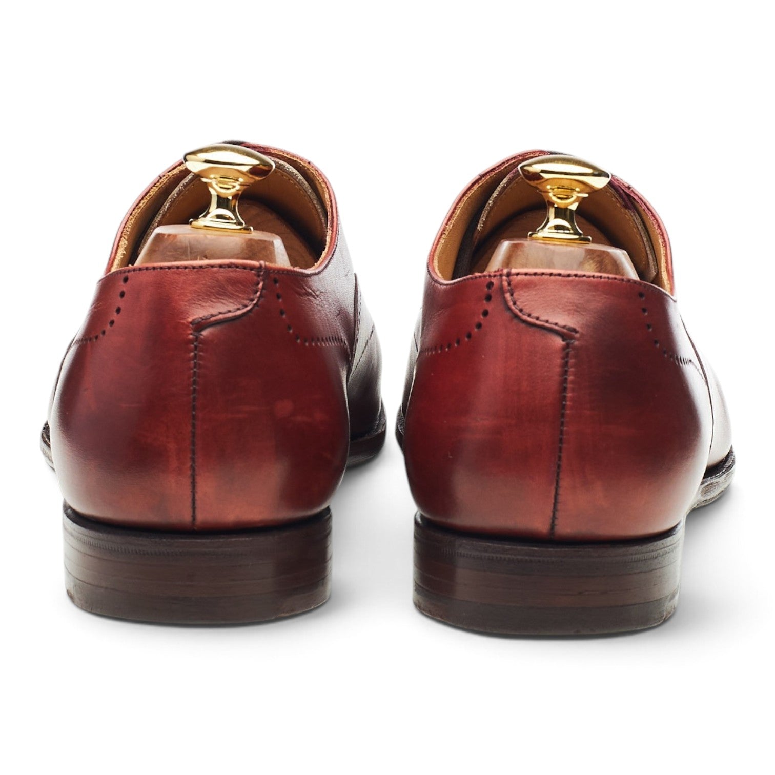 Crockett & Jones Weybridge oxford cuir bordeaux UK 10