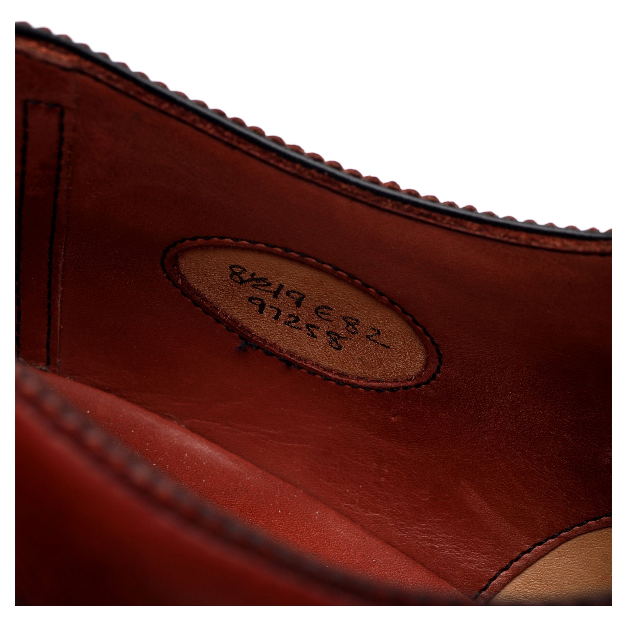 Edward Green Beaulieu richelieu cuir bordeaux UK 8.5