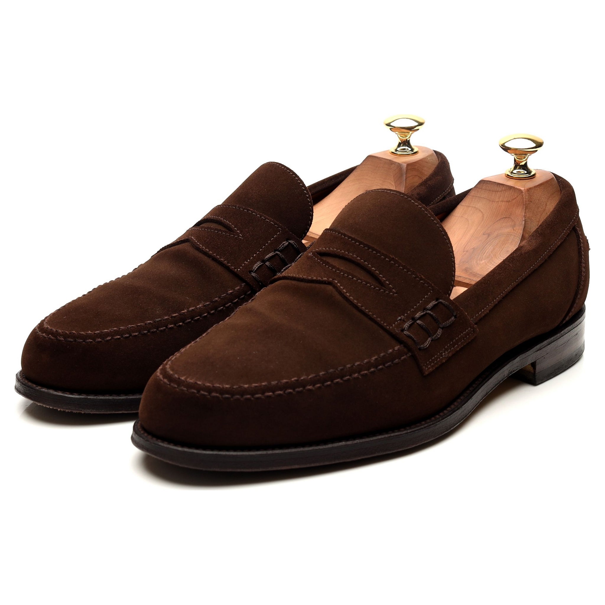 Alfred Sargent Exeter mocassins suède marron UK 9