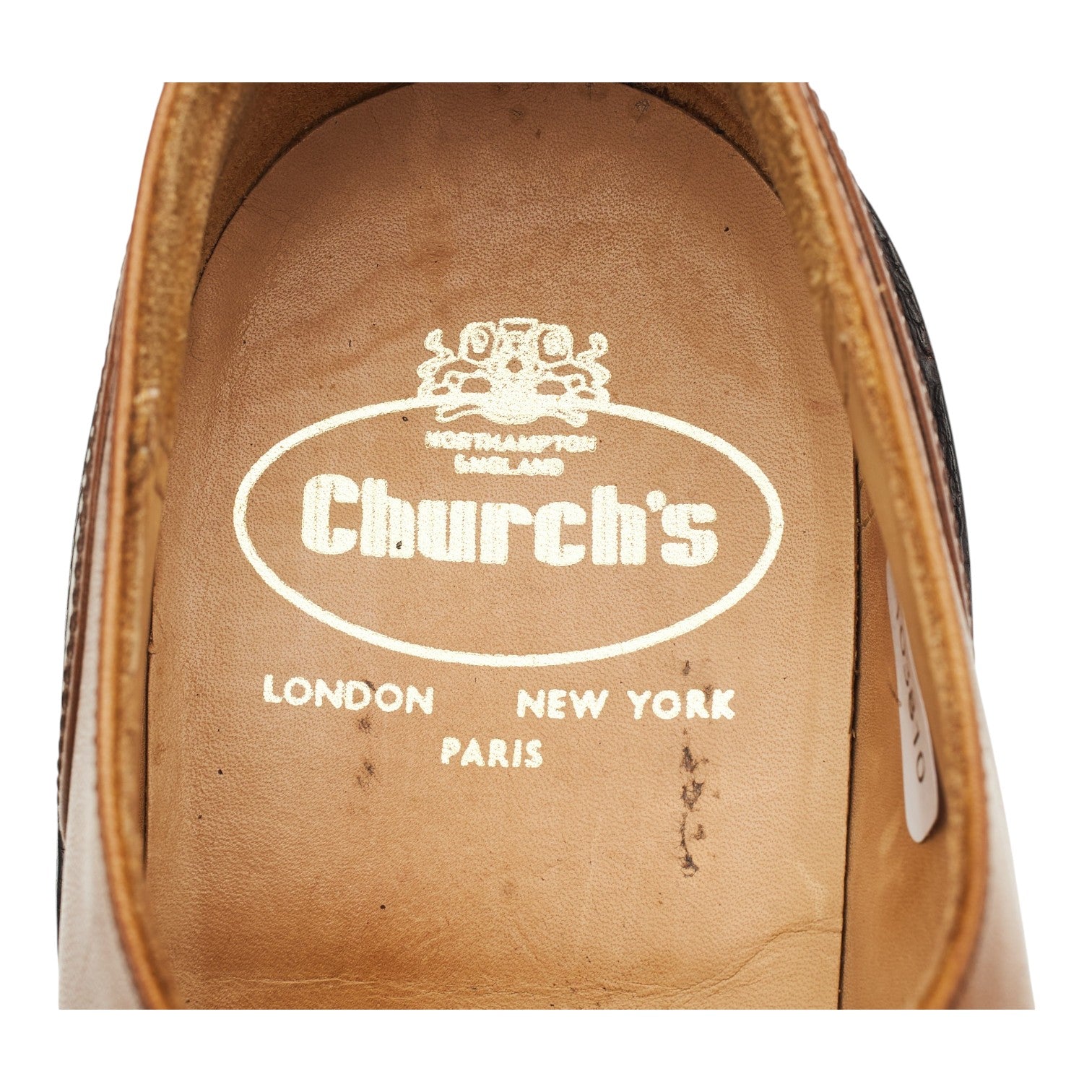 Church's Medway oxford cuir marron pointure 7,5 bout droit