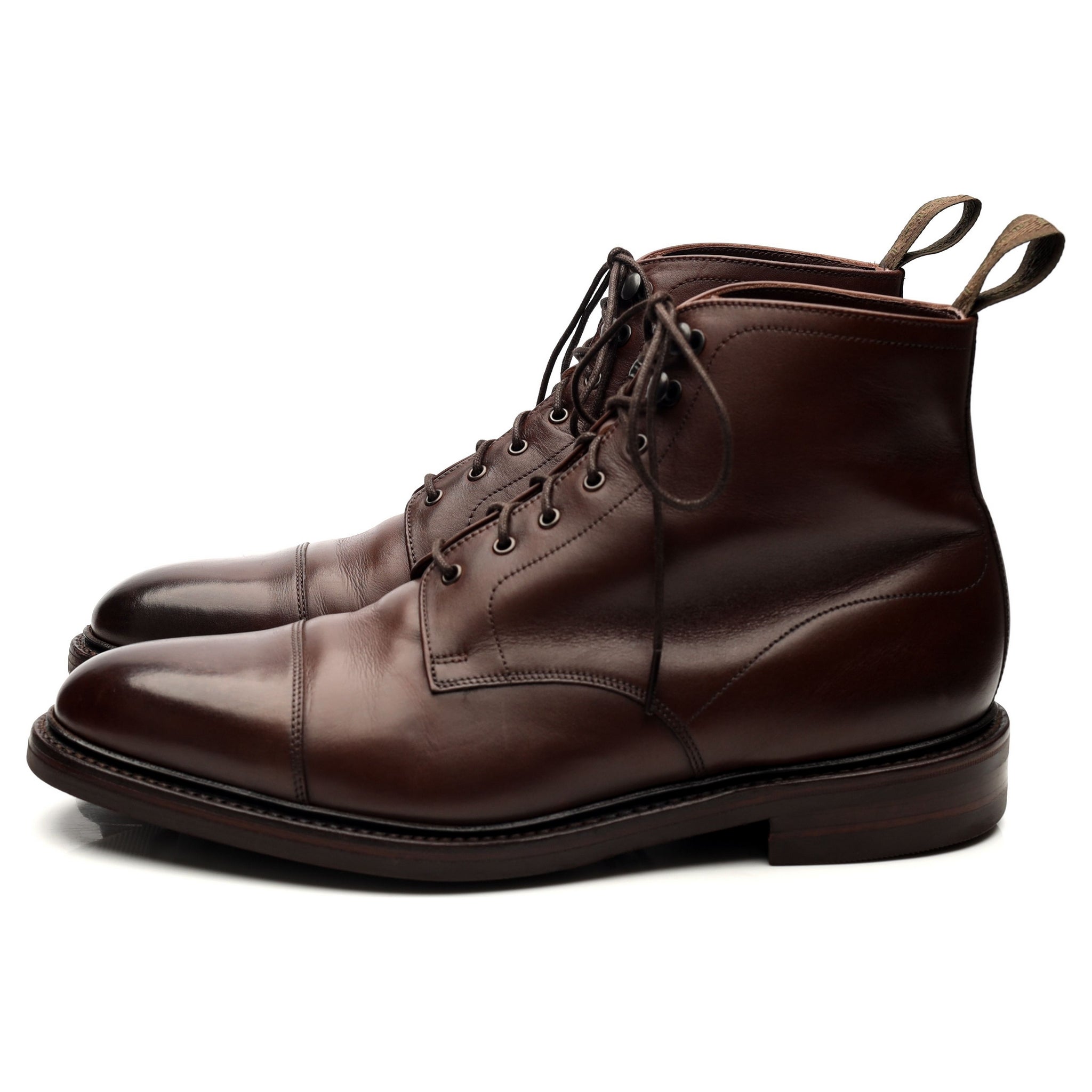 Loake 1880 Roehampton boots cuir marron foncé UK 8,5