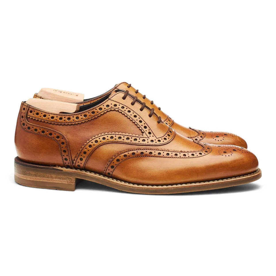 Loake Design Kerridge richelieu cuir marron UK 7