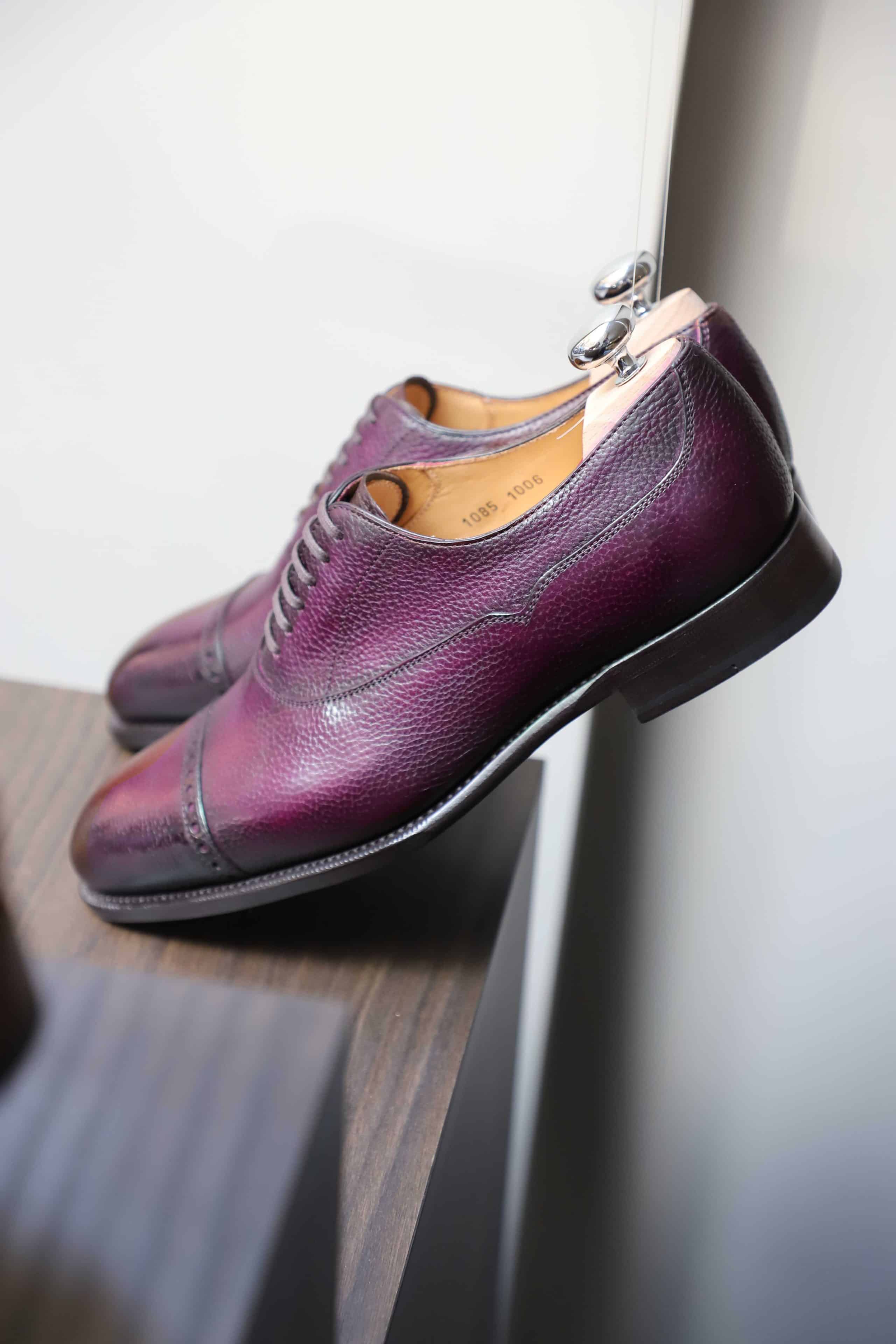 Malfroid Astoria oxford cuir grainé