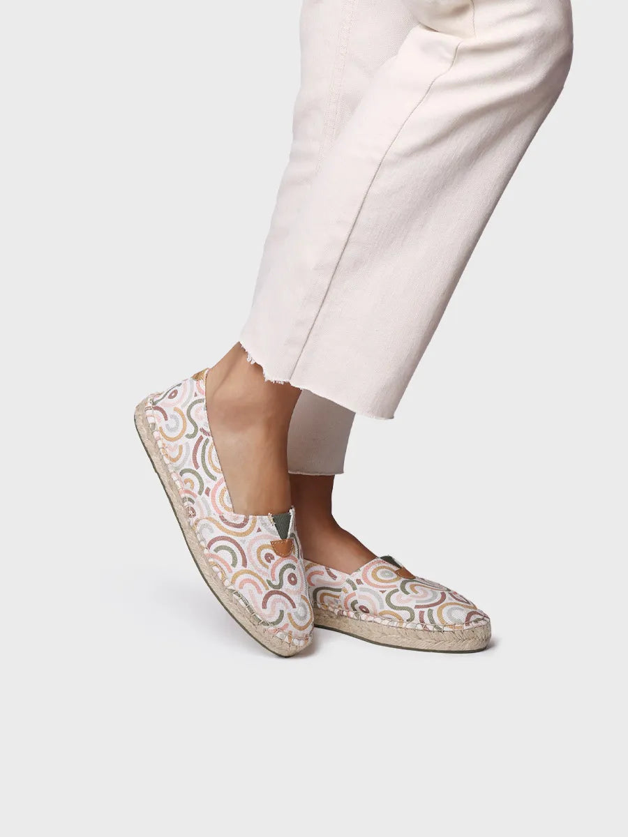 Toni Pons Blanes-TJ espadrille toile imprimé Kyoto vegan