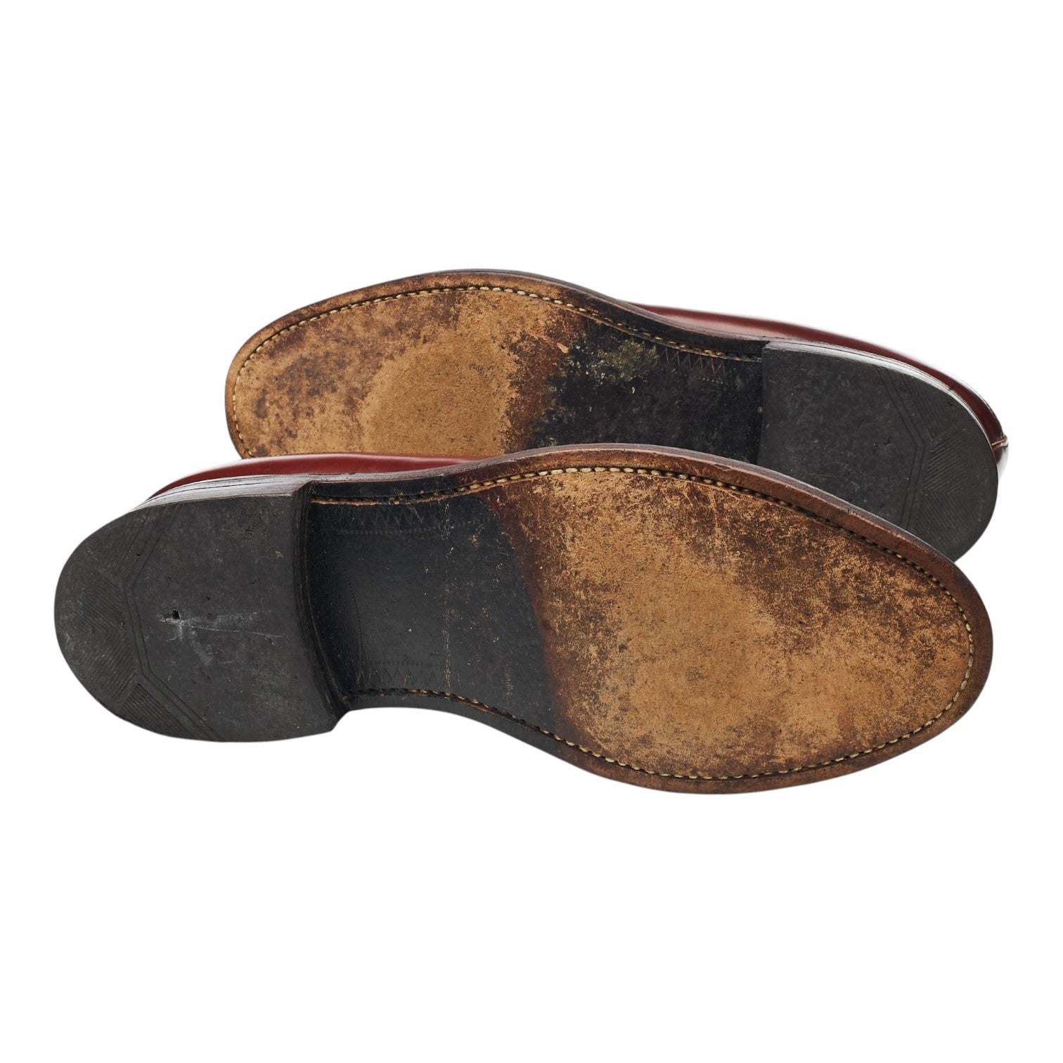 Loake 803 derbys brogues cuir bordeaux UK 8,5