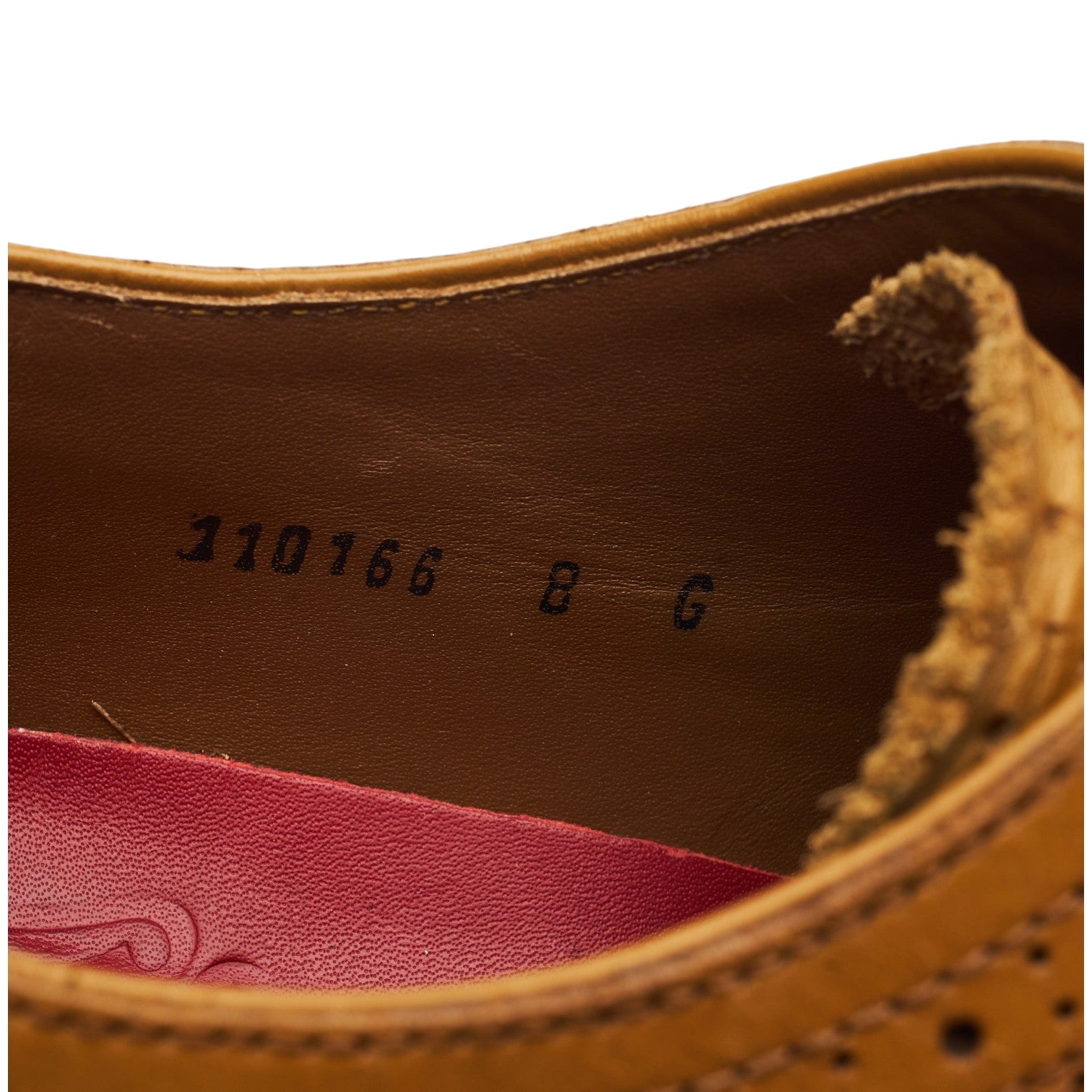 Grenson Sid derby cuir camel UK 8 semelle cuir