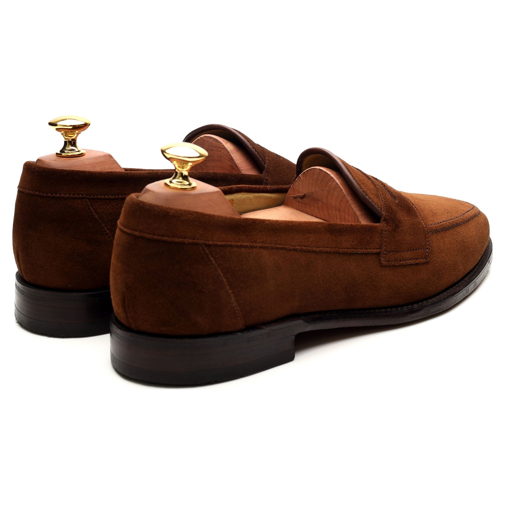 Loake Eton mocassins marron pointure UK 9 suède