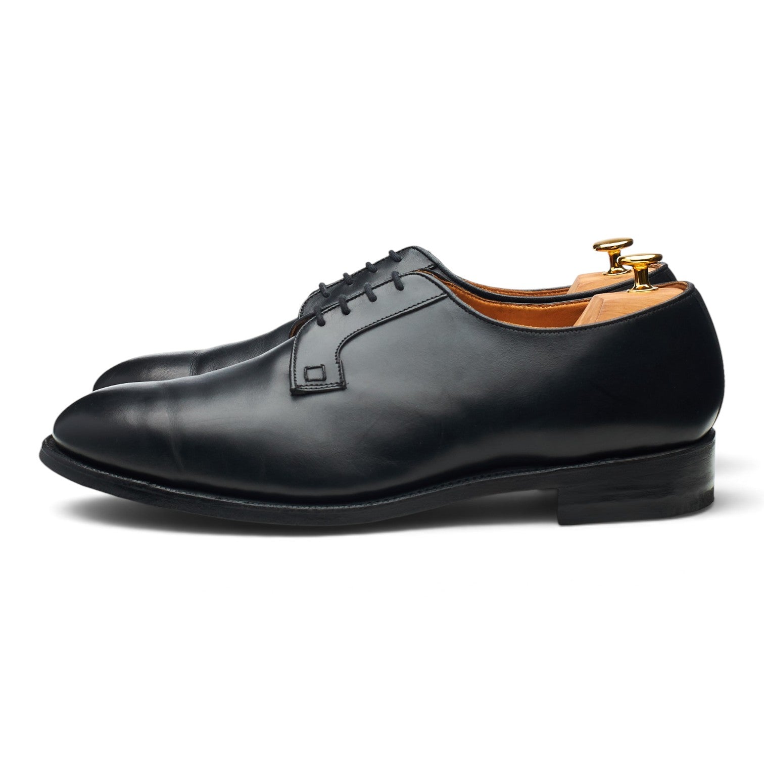 Tricker's Barnes derby cuir noir pointure 13 large