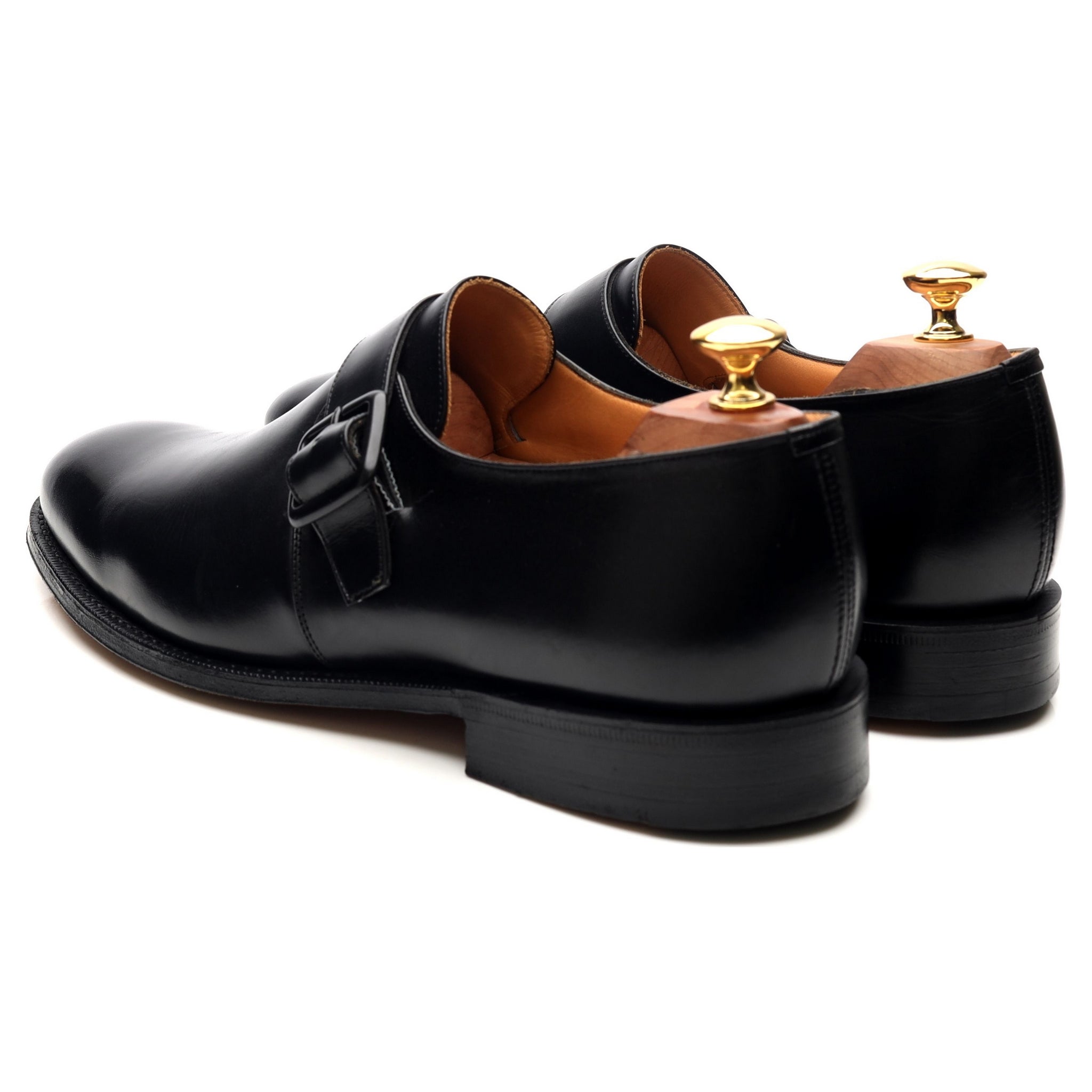 Church's Abington chaussures monk cuir noir UK 9