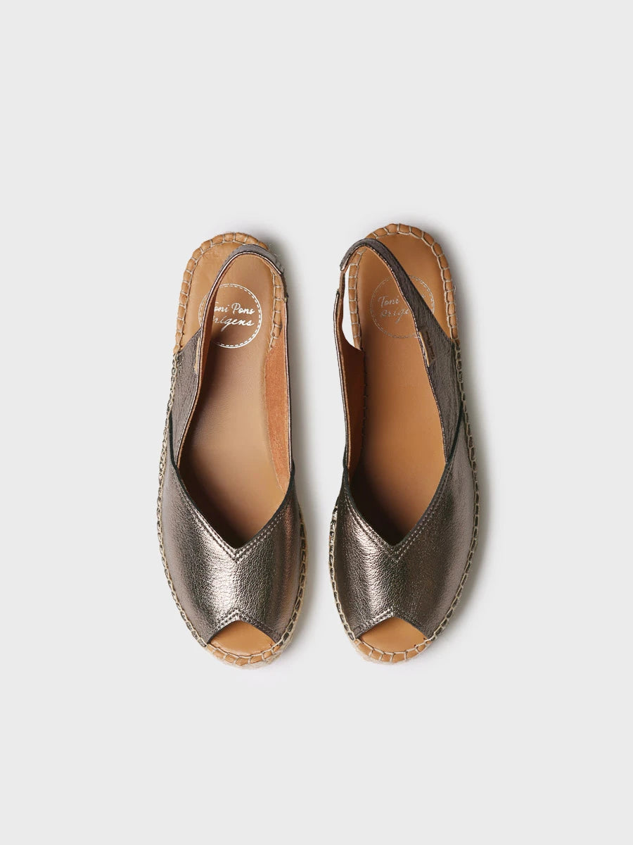 Toni Pons Bernia-P espadrille compensee cuir talon 5 cm