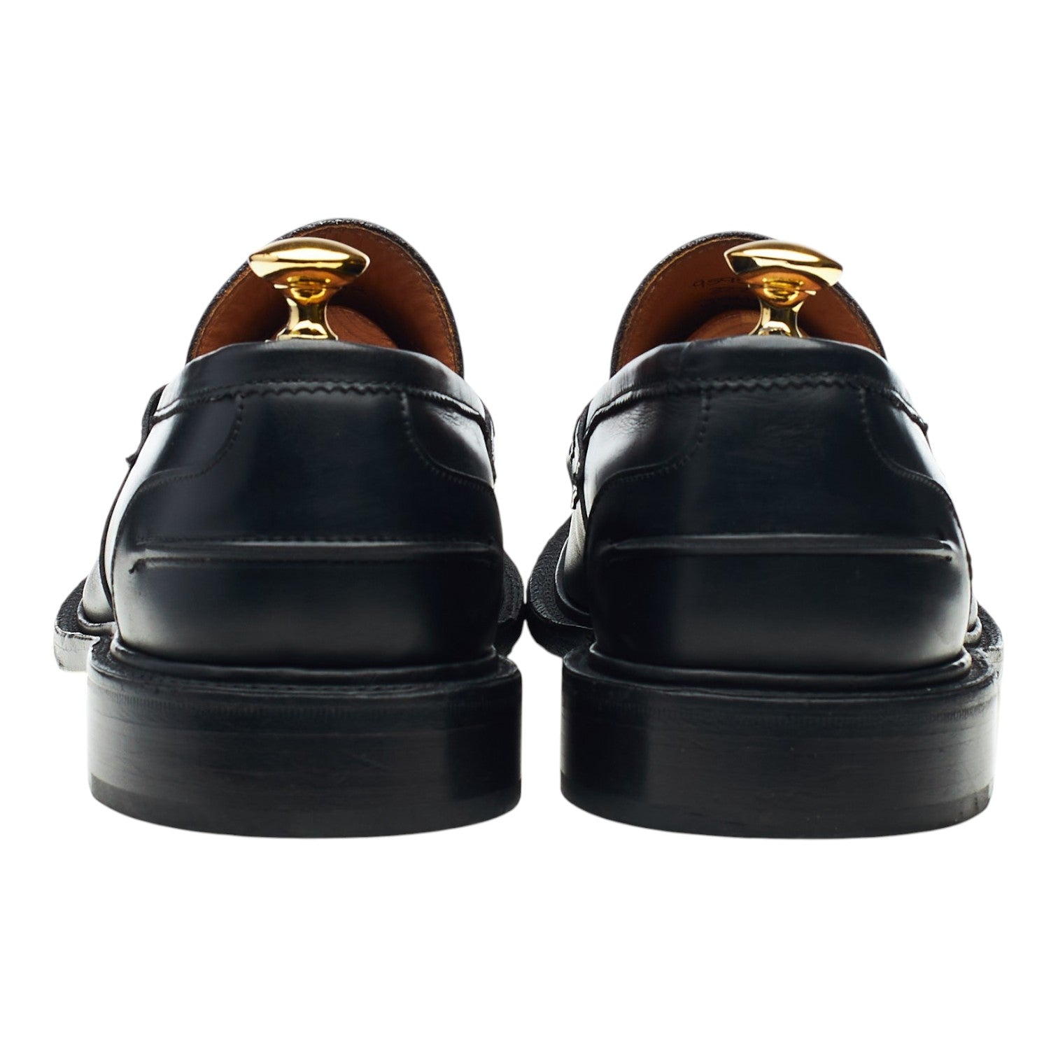 Tricker's James mocassins cuir noir UK 7 semelle cuir