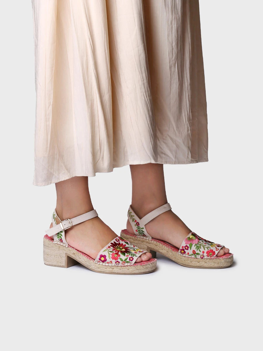 Toni Pons Tamariu espadrilles talon 3,5 cm brodées