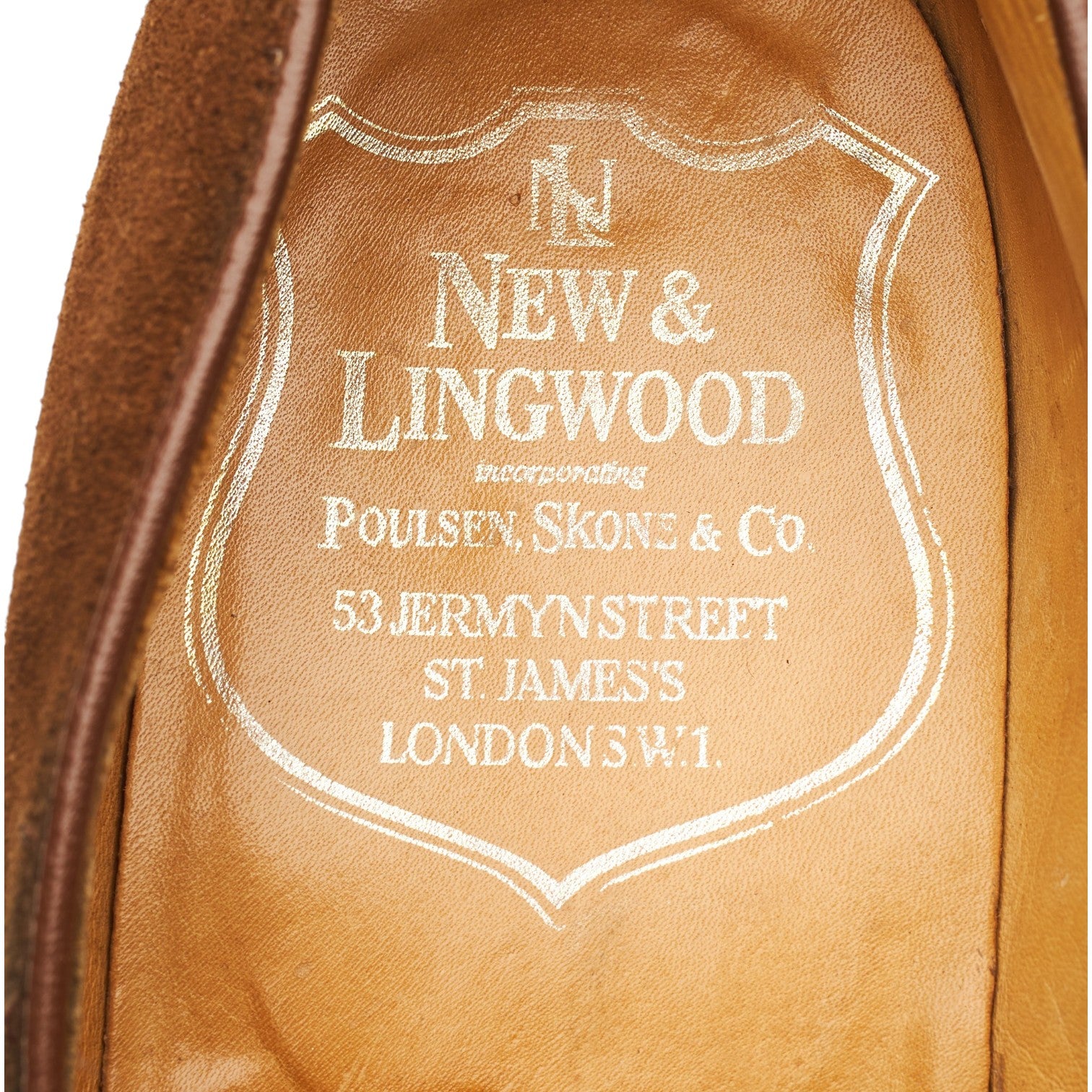 New & Lingwood loafers daim marron tabac pointure UK 10