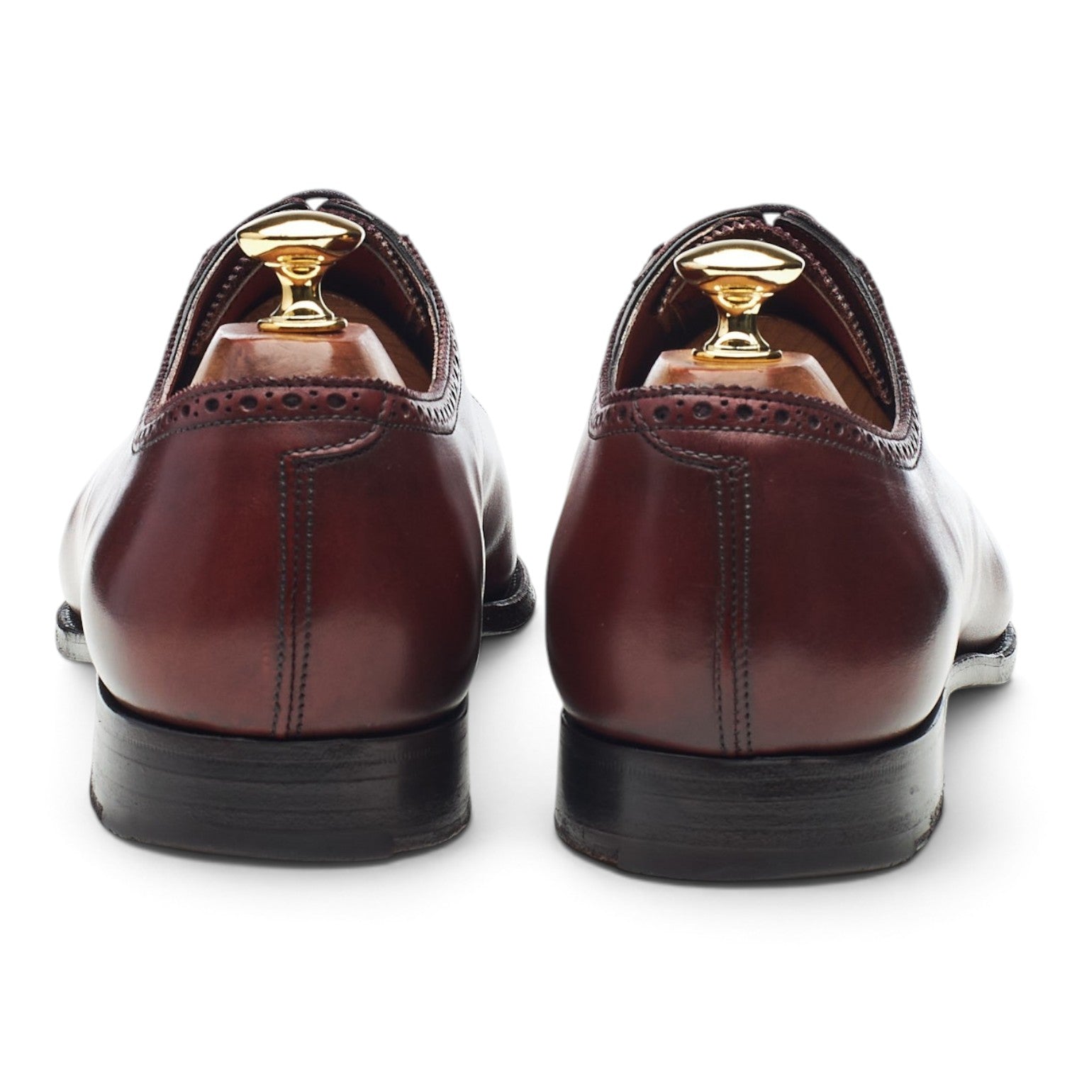 Edward Green Walcot oxford cuir bordeaux UK 9.5