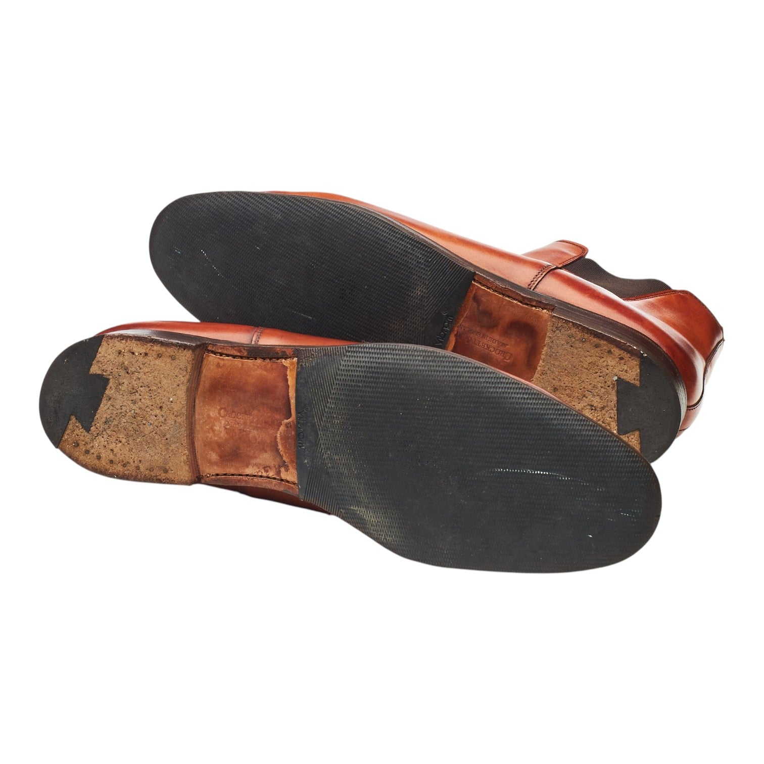 Crockett & Jones Gresham boots chelsea marron UK 8 cuir