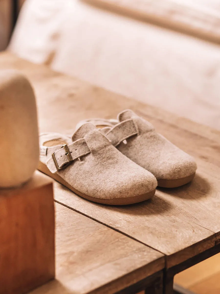 Toni Pons Mima-FP chaussons feutre à boucle