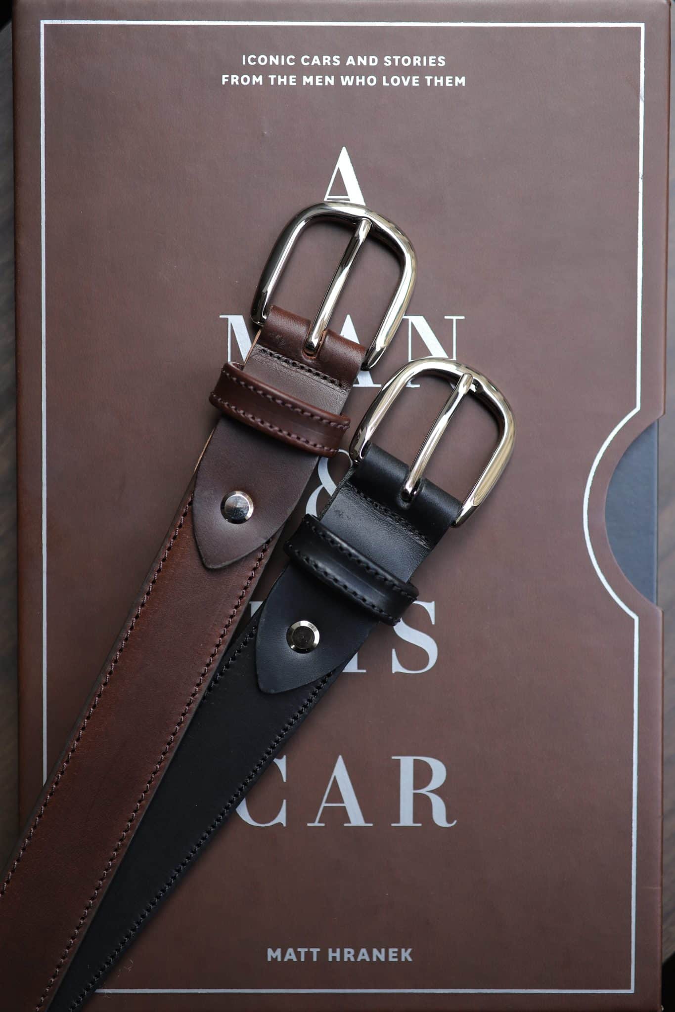 Malfroid Junot ceinture cuir vachette 30 mm