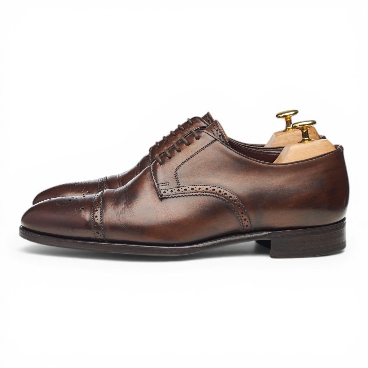 Cheaney Osborne derby cuir marron UK 7.5 brogue