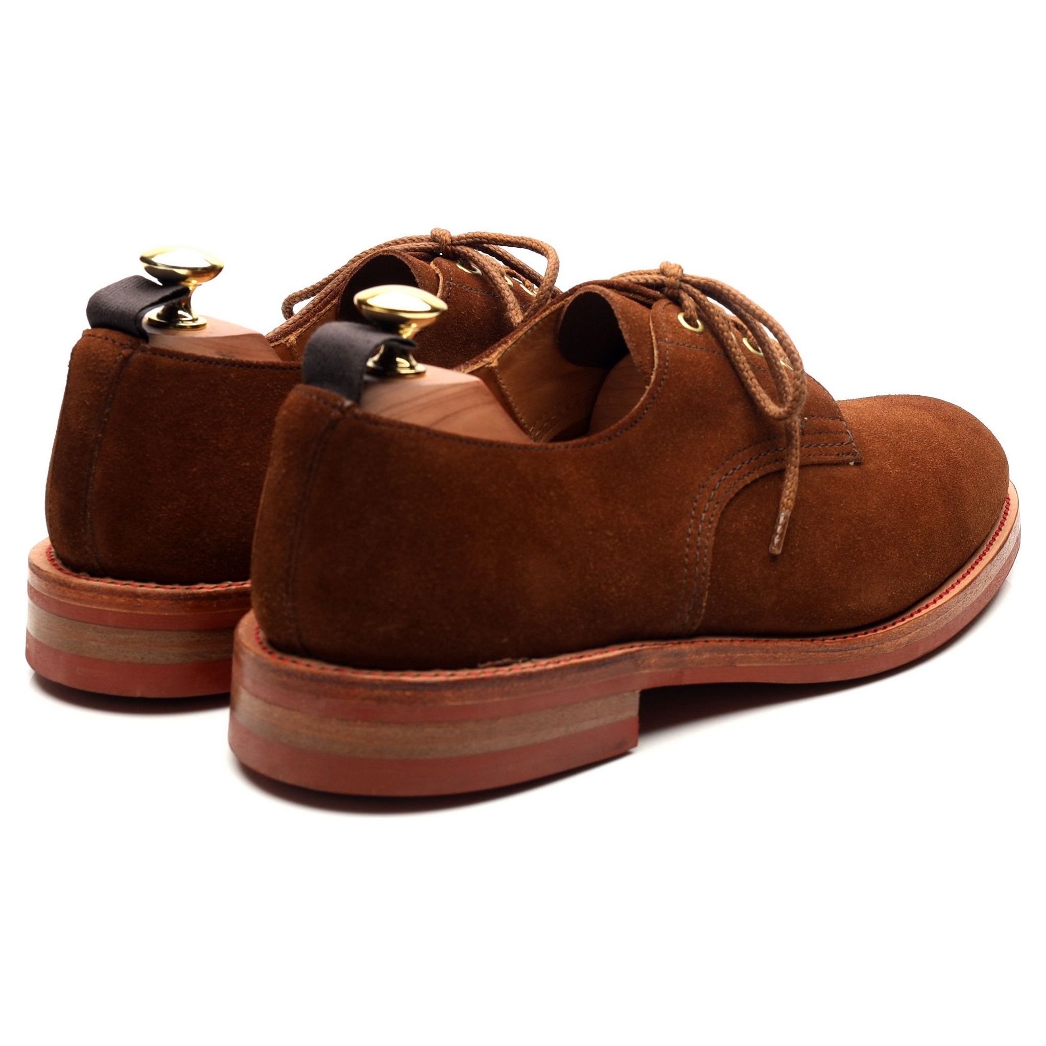 Tricker's 7840 derby daim marron pointure UK 8