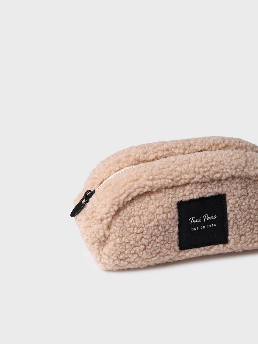 Toni Pons Dubbi trousse toilette sherpa taupe