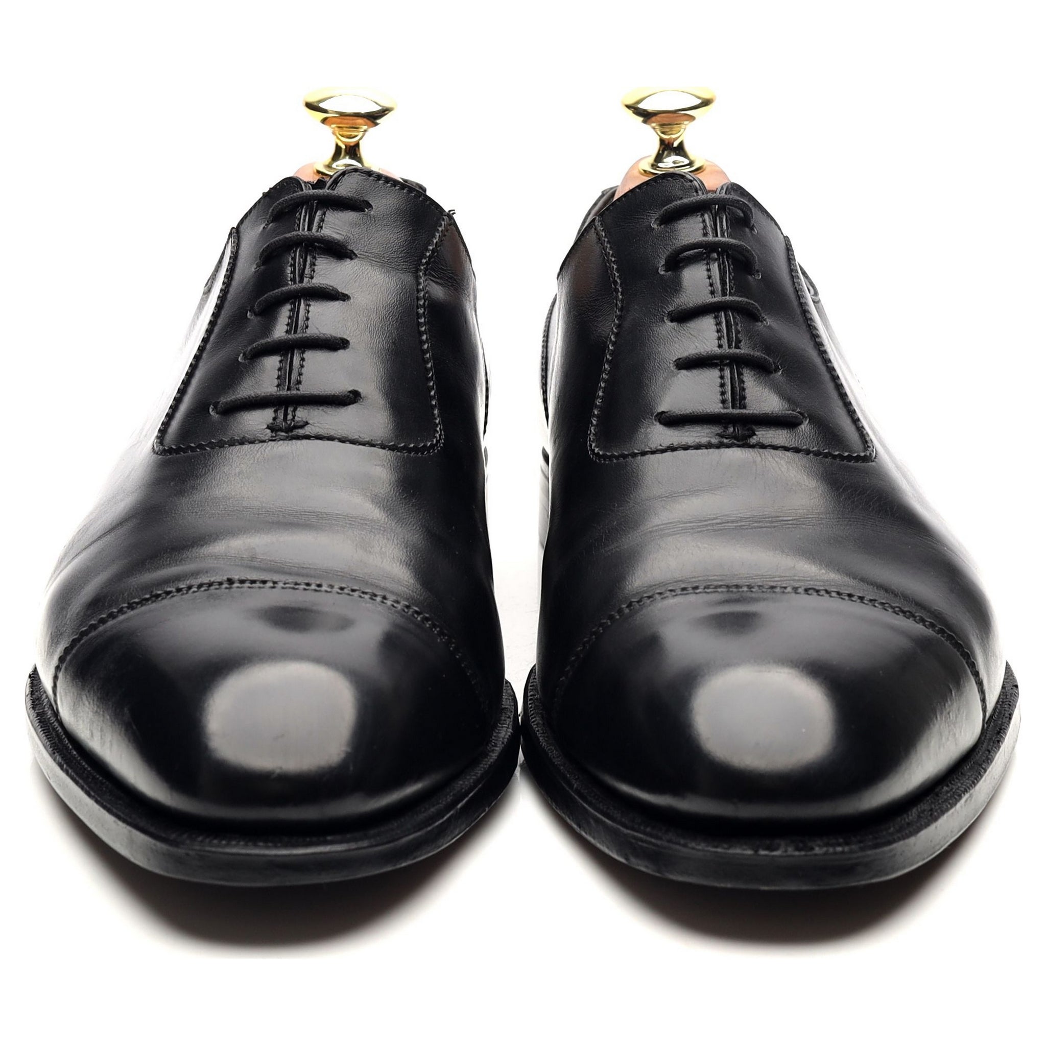 Crockett & Jones Egerton oxford cuir noir UK 7.5