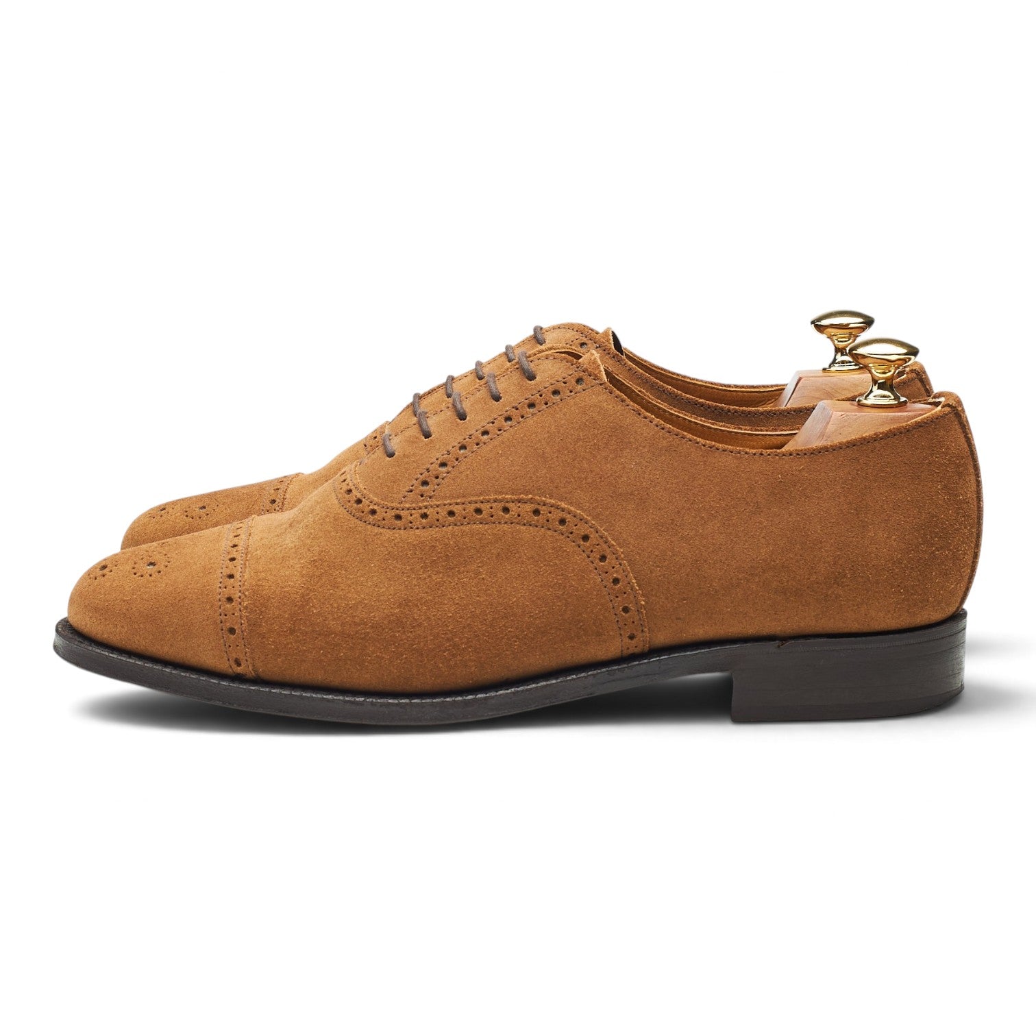 Sanders richelieu brogues suède sable pointure 9.5