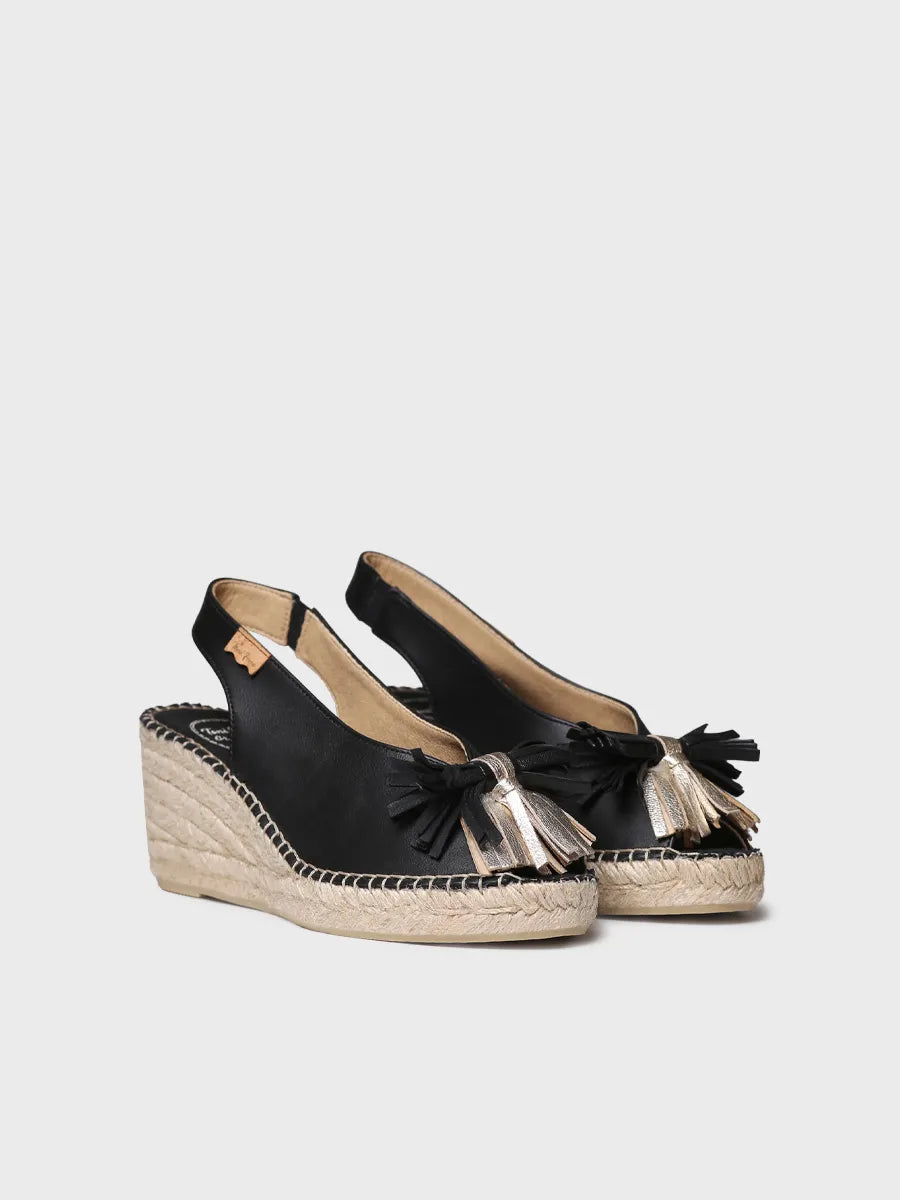 Toni Pons Laila-PF espadrille compensée cuir 7 cm