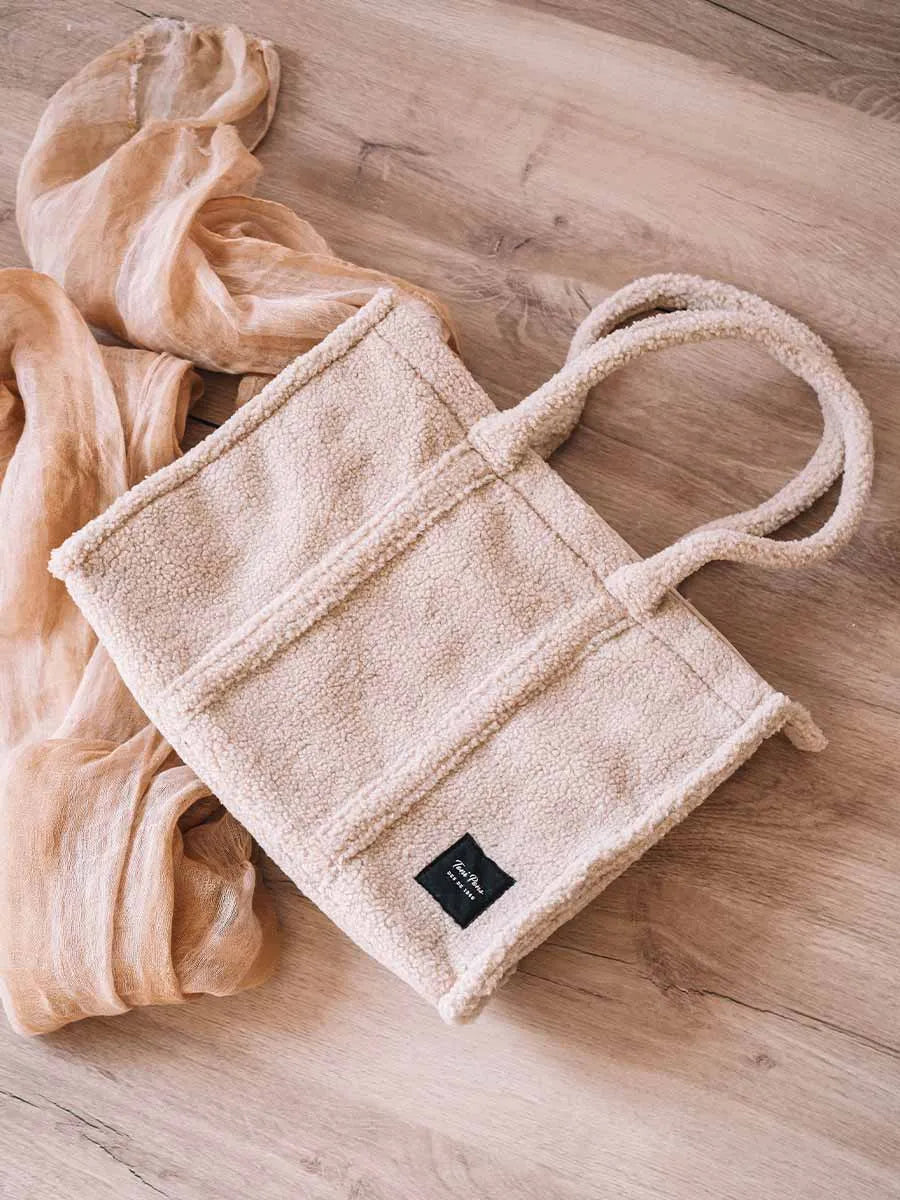 Toni Pons Gwen sac cabas fourrure naturel
