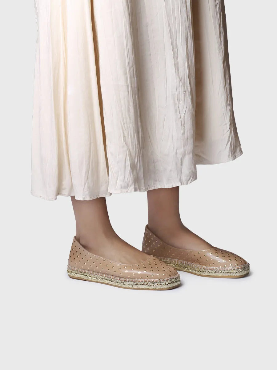 Toni Pons Sheila espadrilles ballerines cuir pois