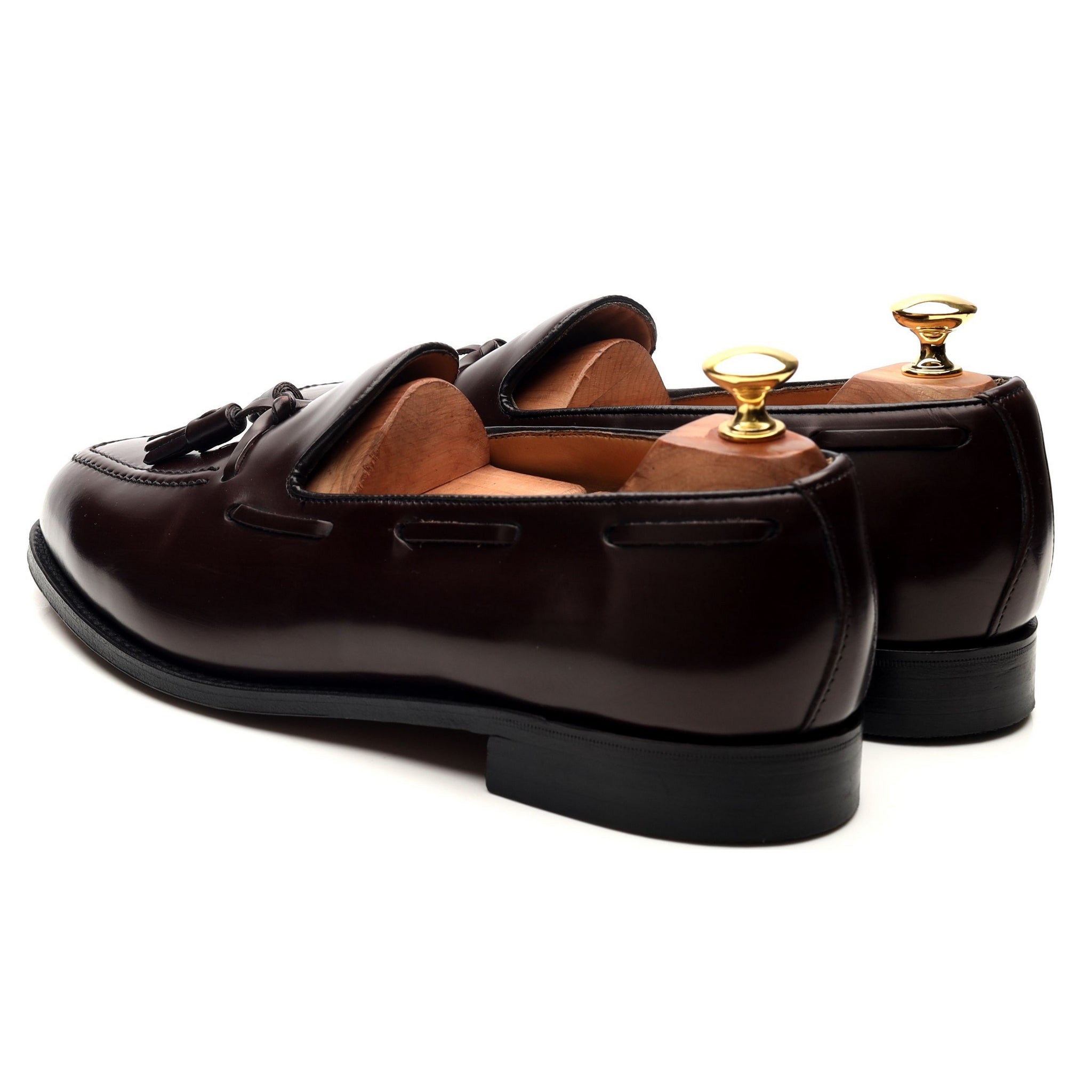 Shipton & Heneage Harrow mocassin cuir bordeaux UK 9