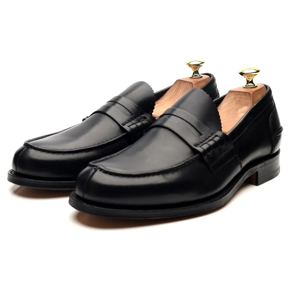 Church's Pembrey mocassins cuir noir UK 8