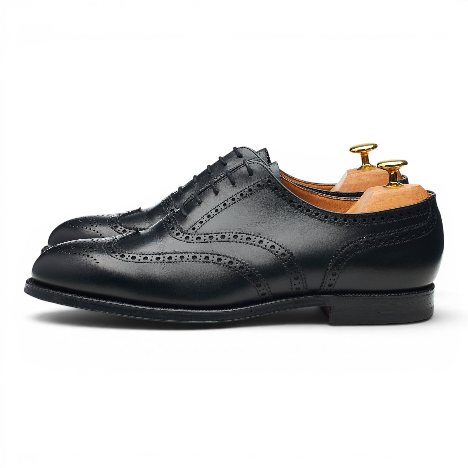 Crockett & Jones Canterbury richelieu cuir noir UK 8