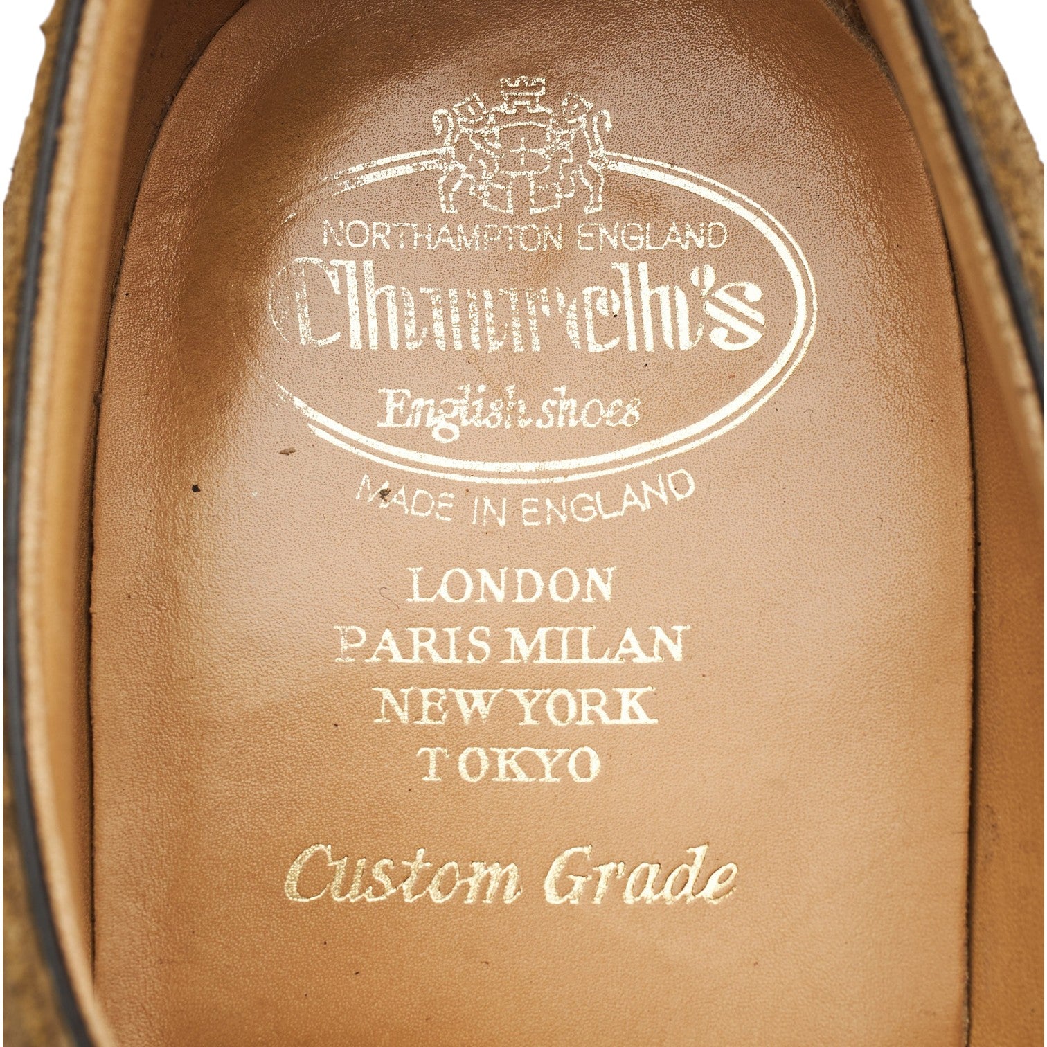 Church's Shannon Derby suède marron clair UK 10,5