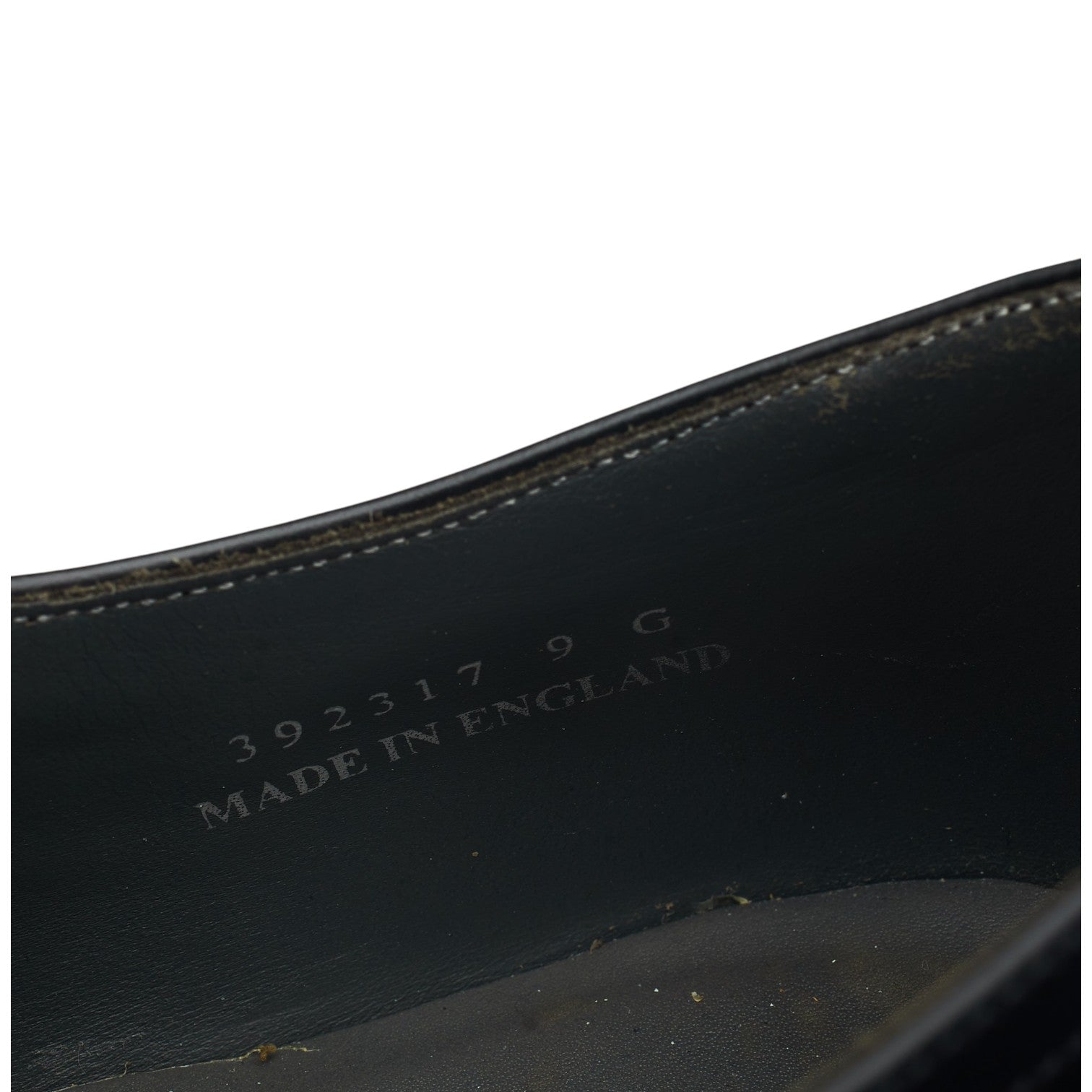 Barker Wickham derbies cuir noir 9 UK