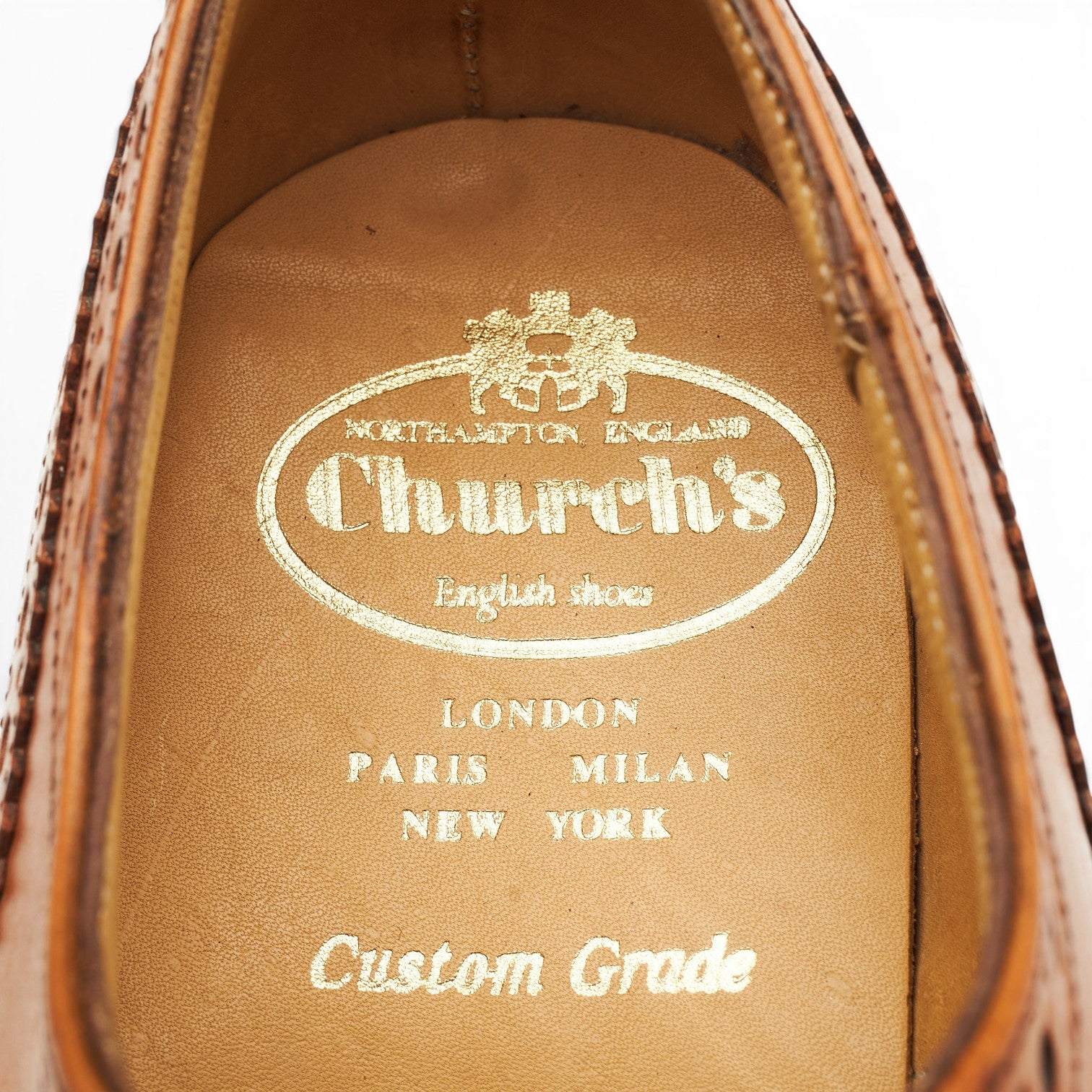 Church's Brisbane oxford brogues cuir marron pointure 7,5