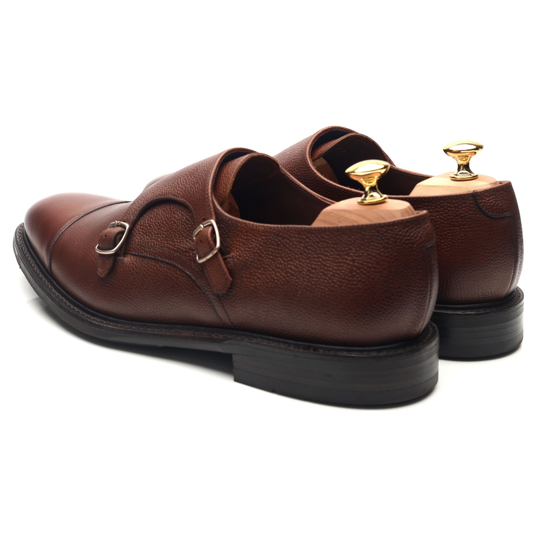 Loake 1880 Benedict double boucle cuir marron UK 11