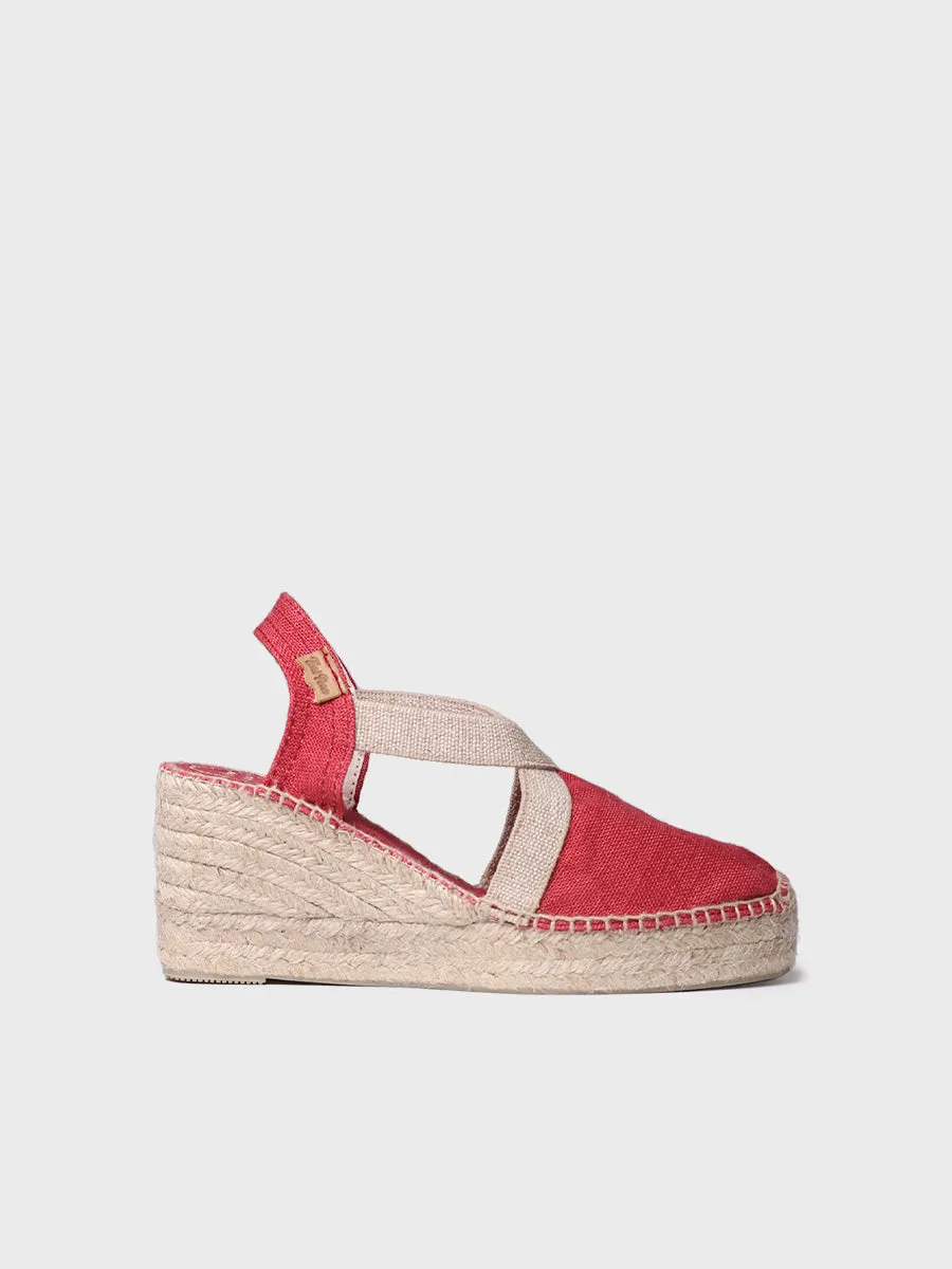 Toni Pons Toda-NT espadrille toile compensée 8 cm