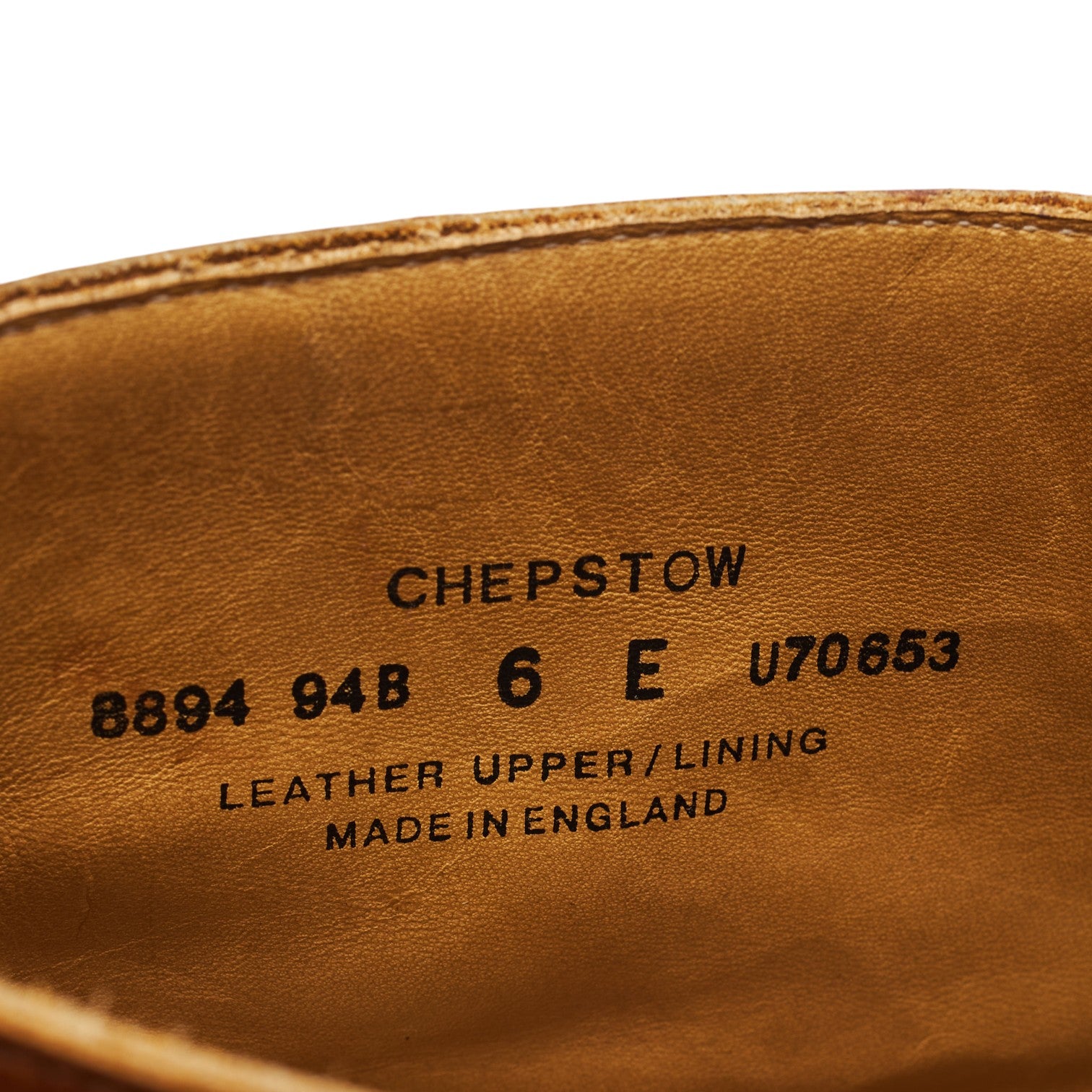 Crockett & Jones Chepstow boots cuir grainé marron UK 6