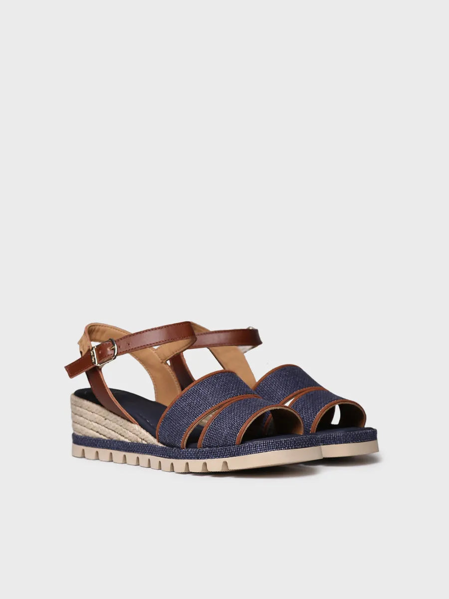 Toni Pons Aura sandale femme compensée 5 cm tissu