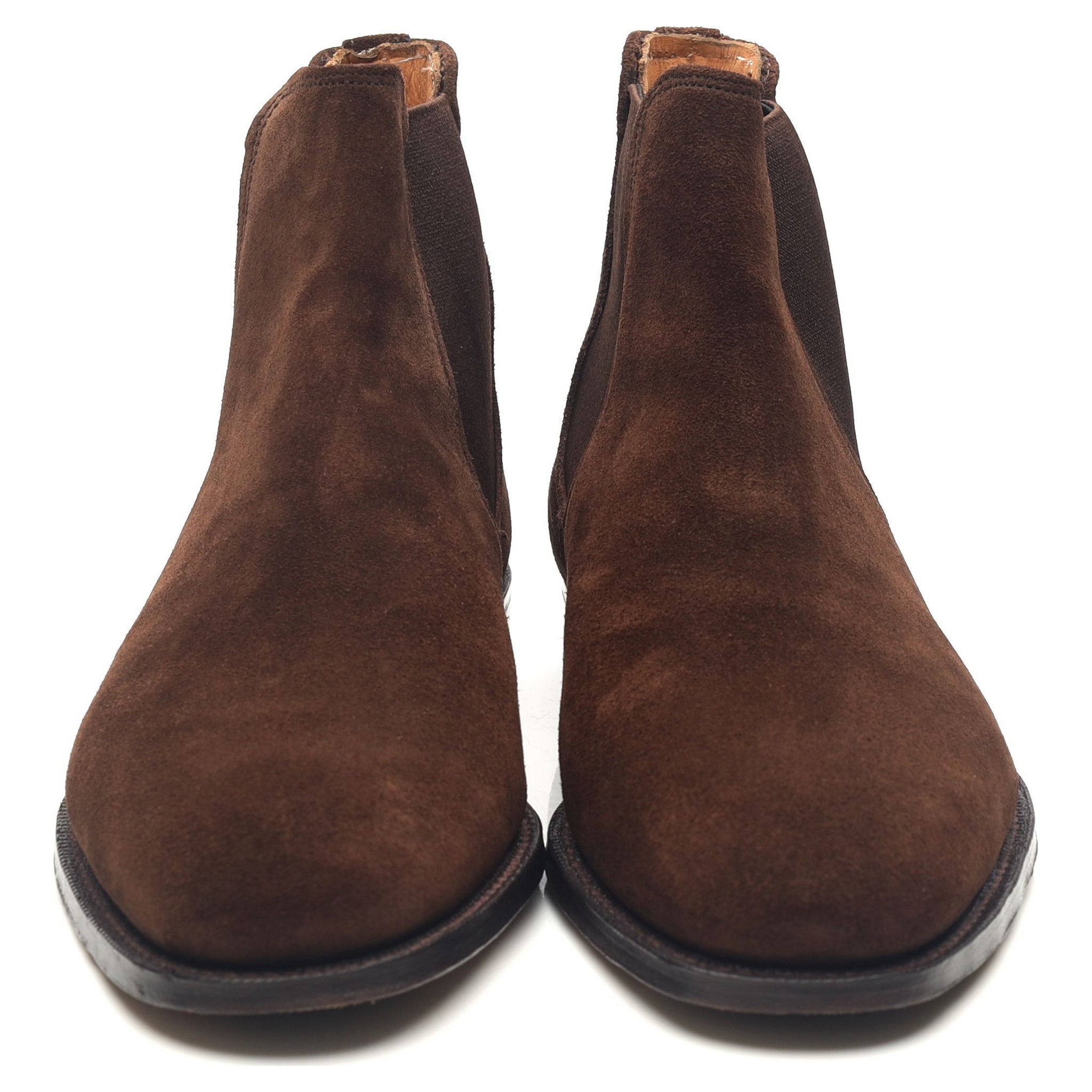 Cheaney Burghley bottines chelsea daim marron UK 7.5