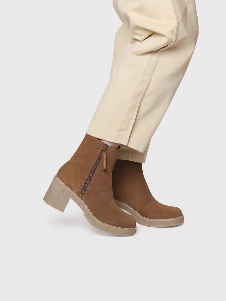 Toni Pons Peru-SY bottine talon large camel
