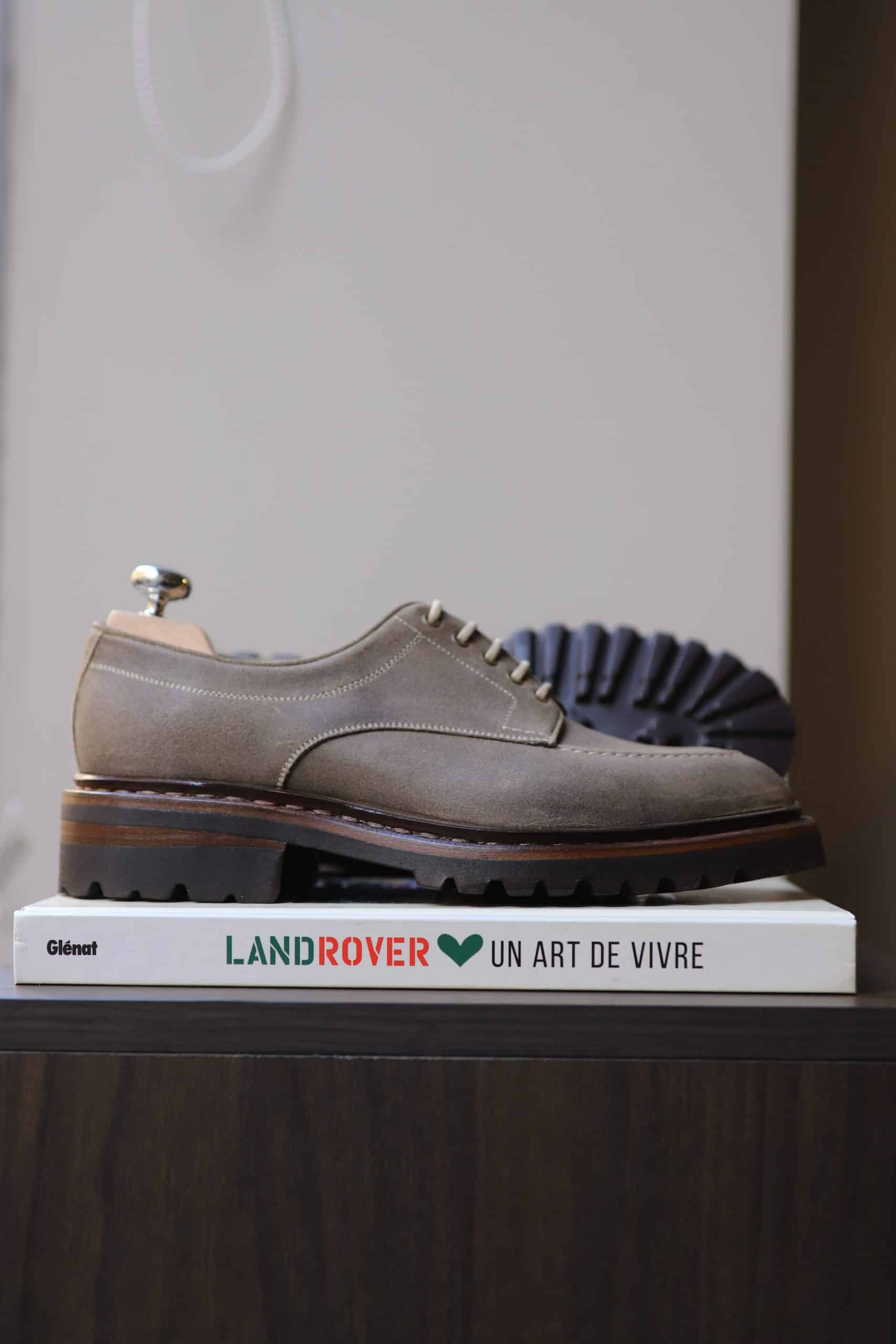 Malfroid Defender derby cuir gras semelle commando