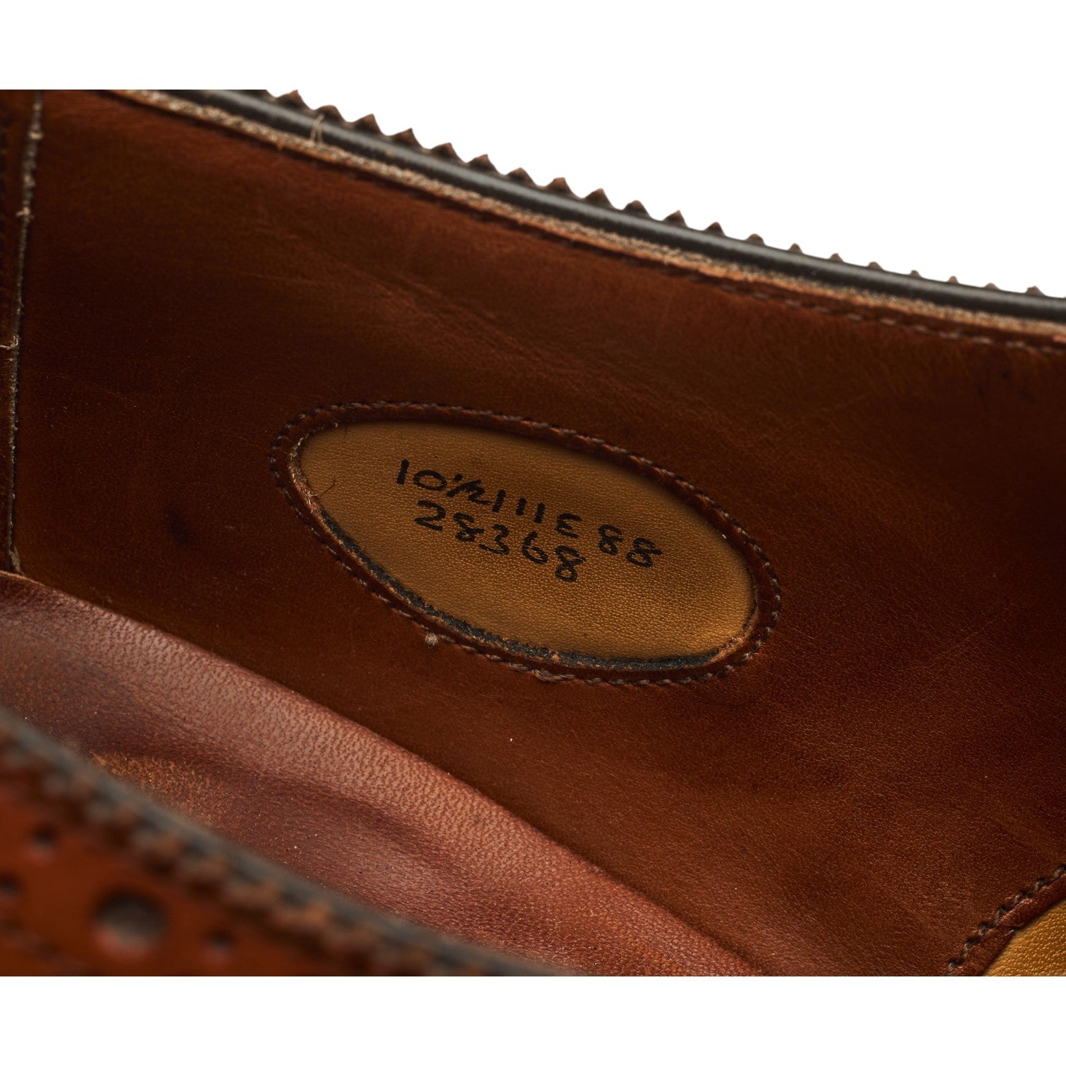 Foster & Son Oxford Brogue homme cuir marron UK 10.5