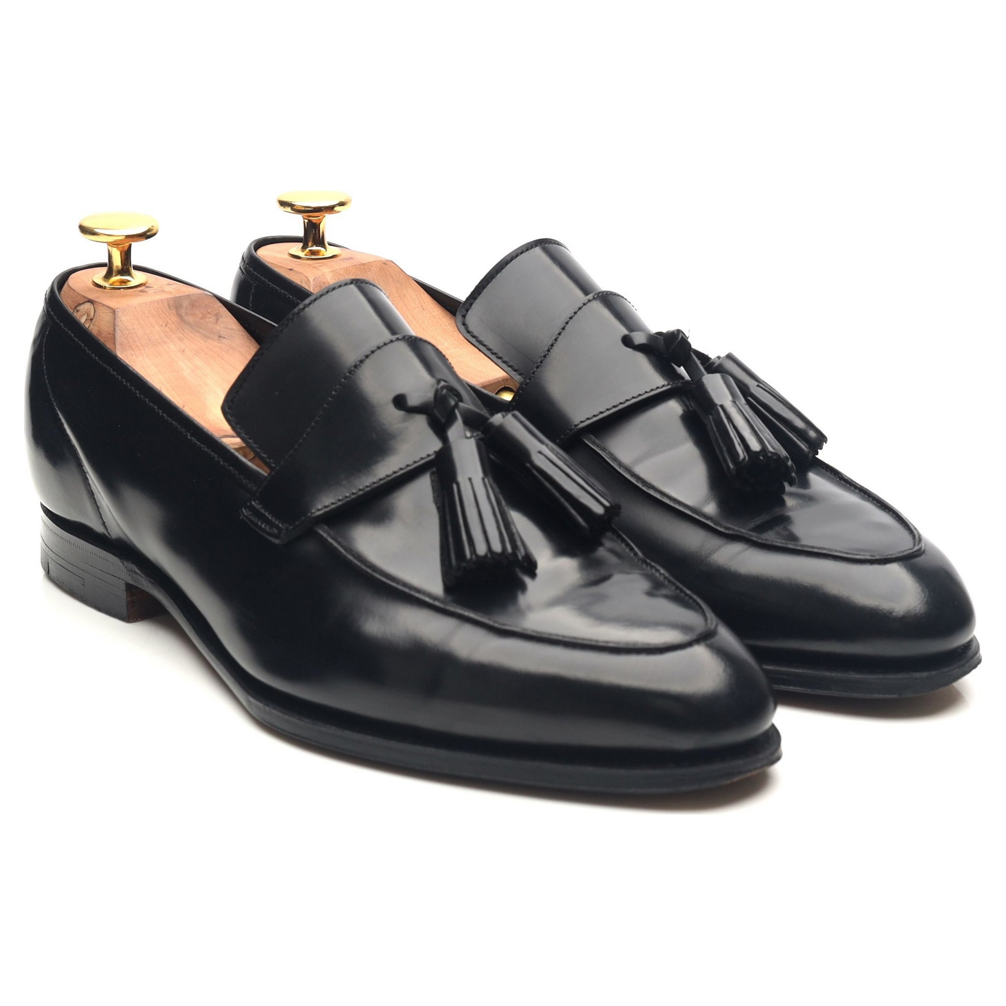 Crockett & Jones Sophie mocassins cuir noir UK 5.5