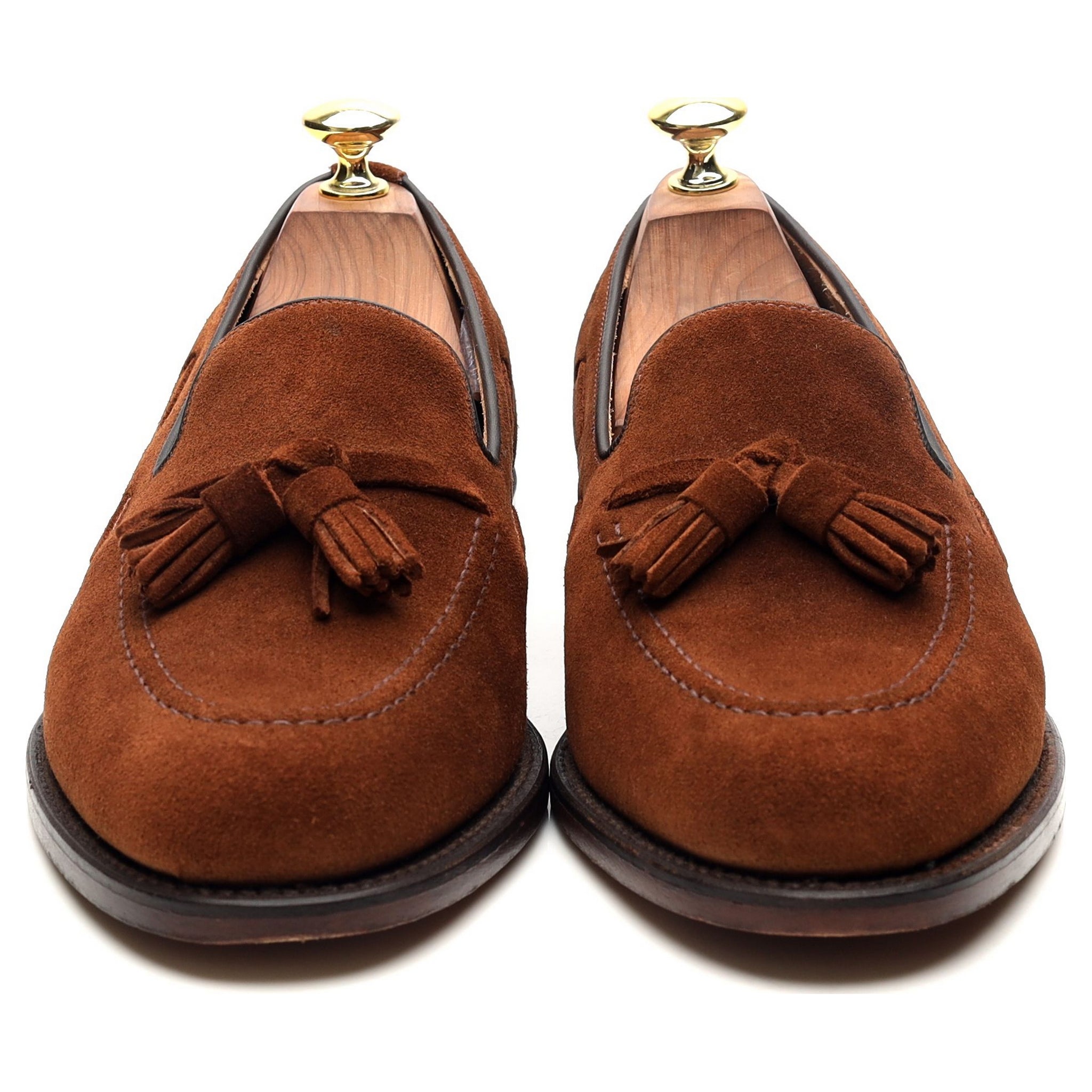 Loake Lincoln mocassins daim marron UK 7.5