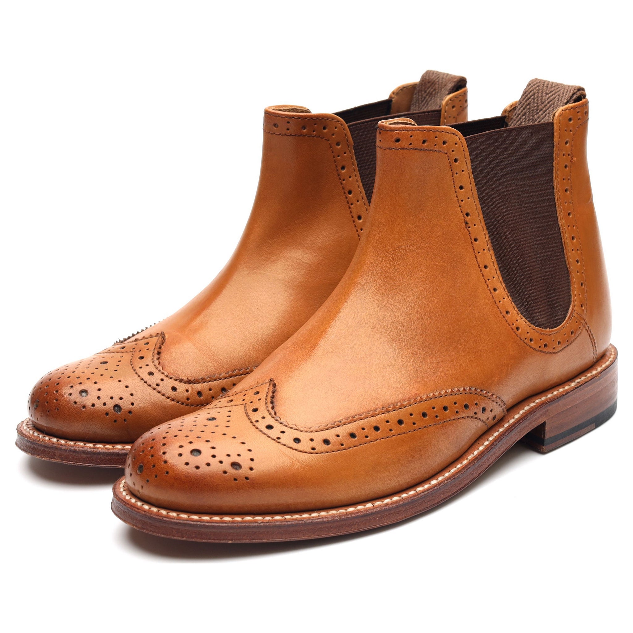 Grenson Jessie boots chelsea cuir marron pointure 36