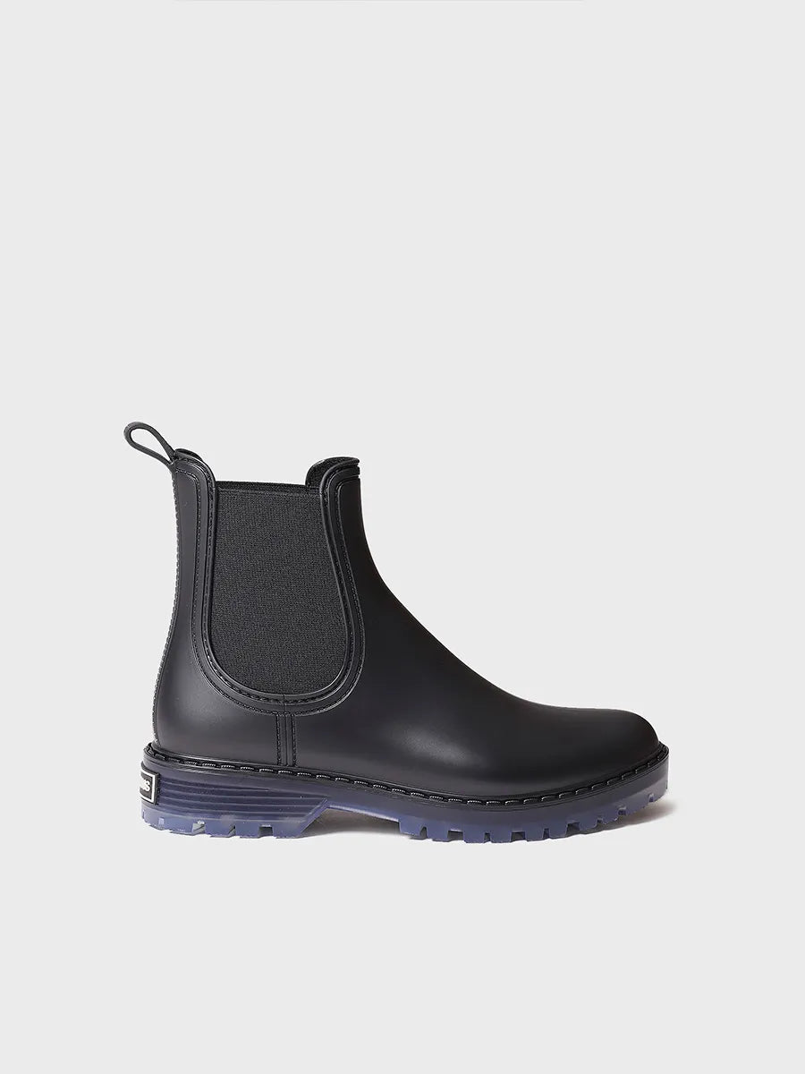 Toni Pons Coney bottines pluie femme noir chelsea