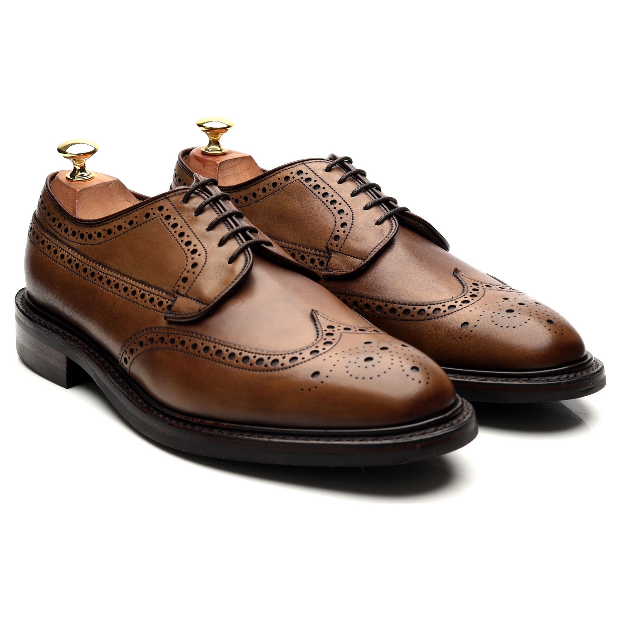 Herring Canning derby cuir marron pointure UK 9.5