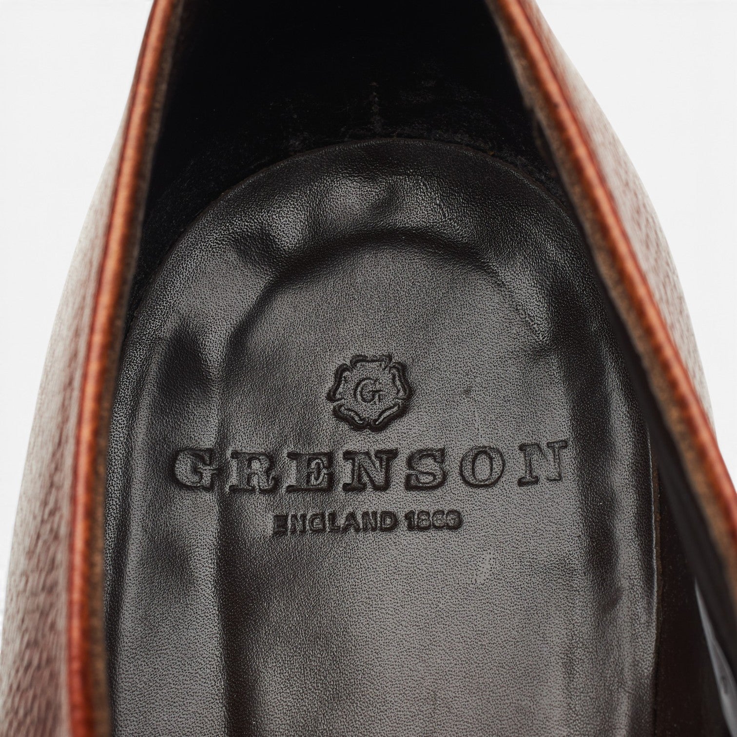 Grenson derbies cuir marron clair UK 10.5